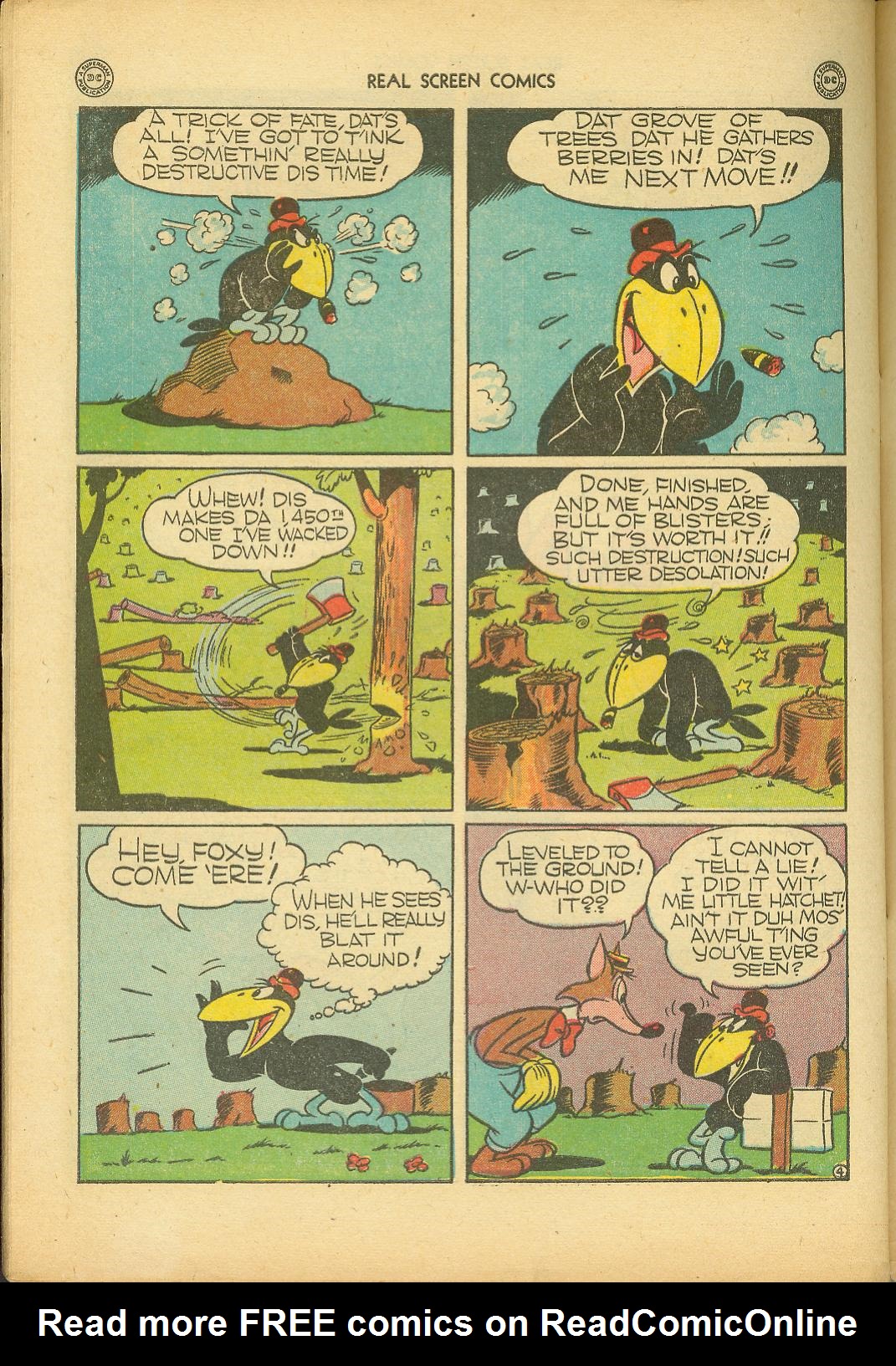 Read online Real Screen Comics comic -  Issue #13 - 48