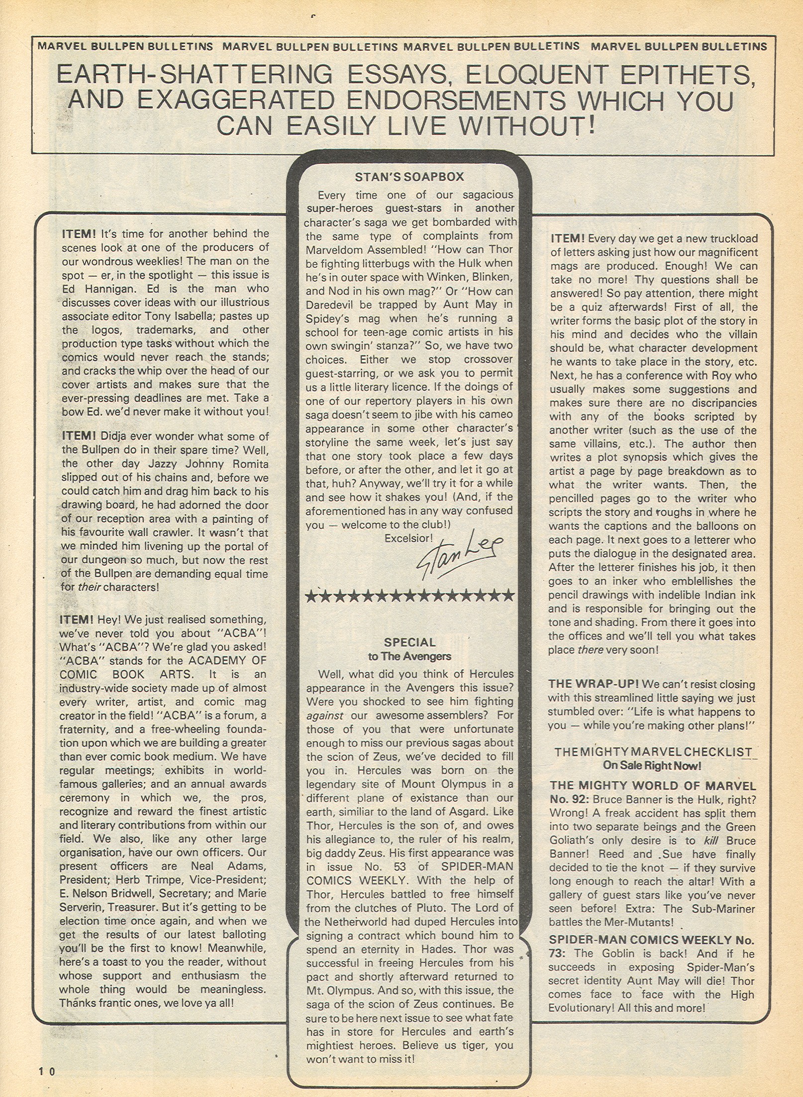 Read online The Avengers (1973) comic -  Issue #42 - 10