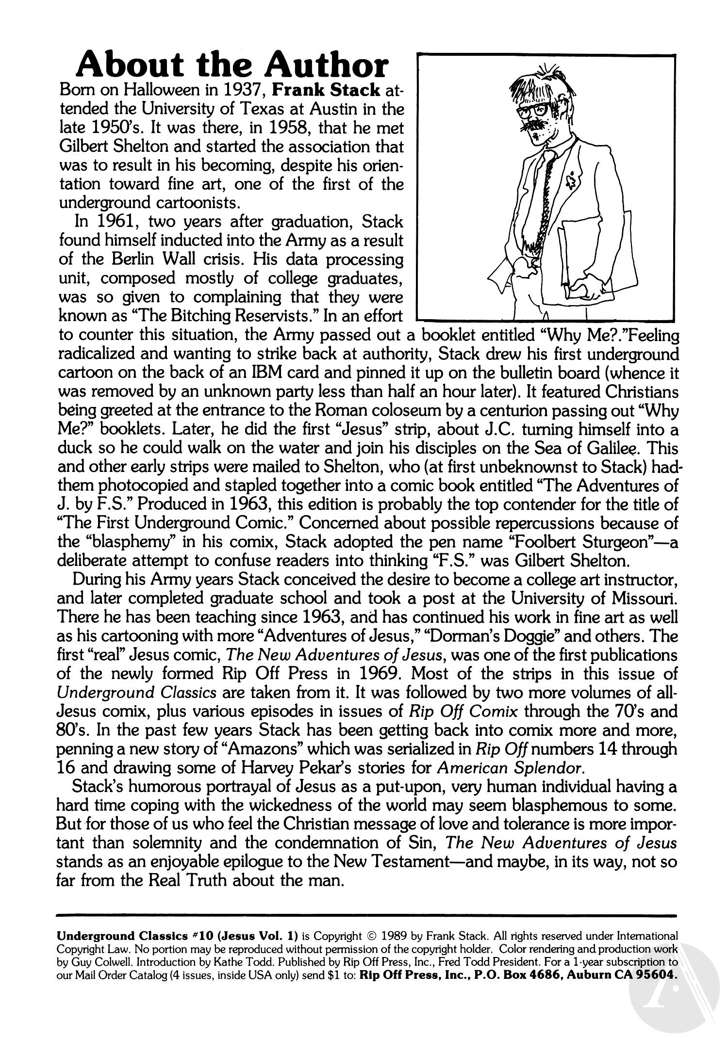Read online Underground Classics comic -  Issue #10 - 2