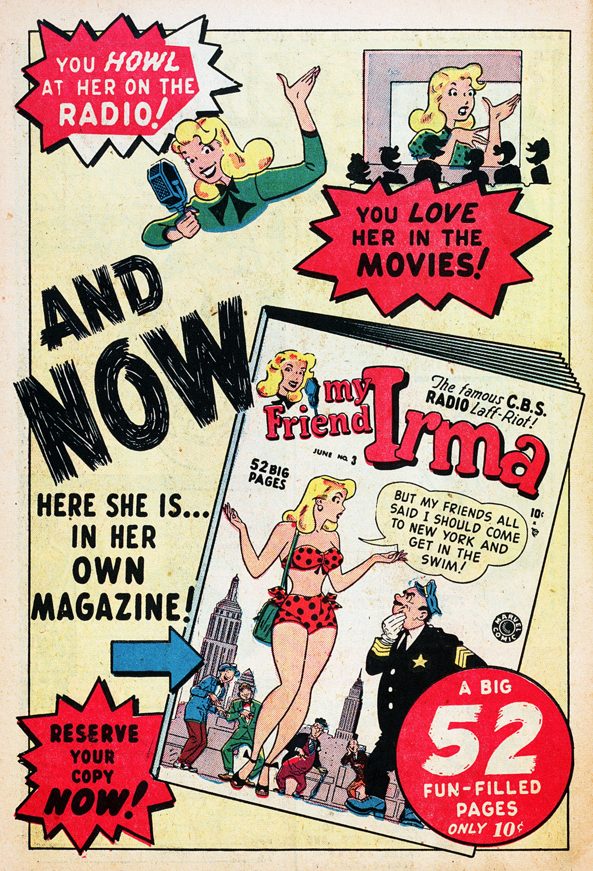 Read online Girl Comics (1949) comic -  Issue #4 - 38