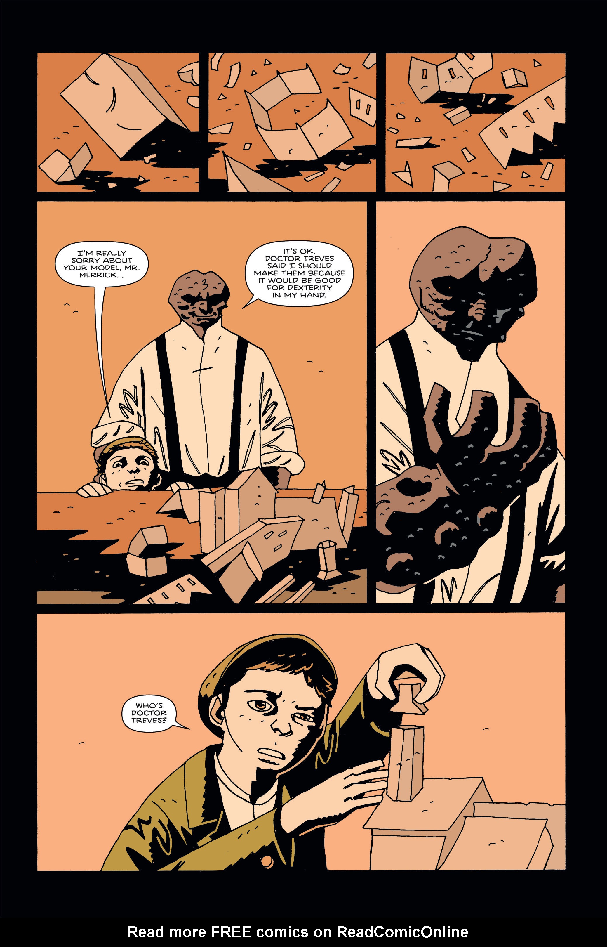 Read online Merrick: The Sensational Elephantman comic -  Issue #9 - 10