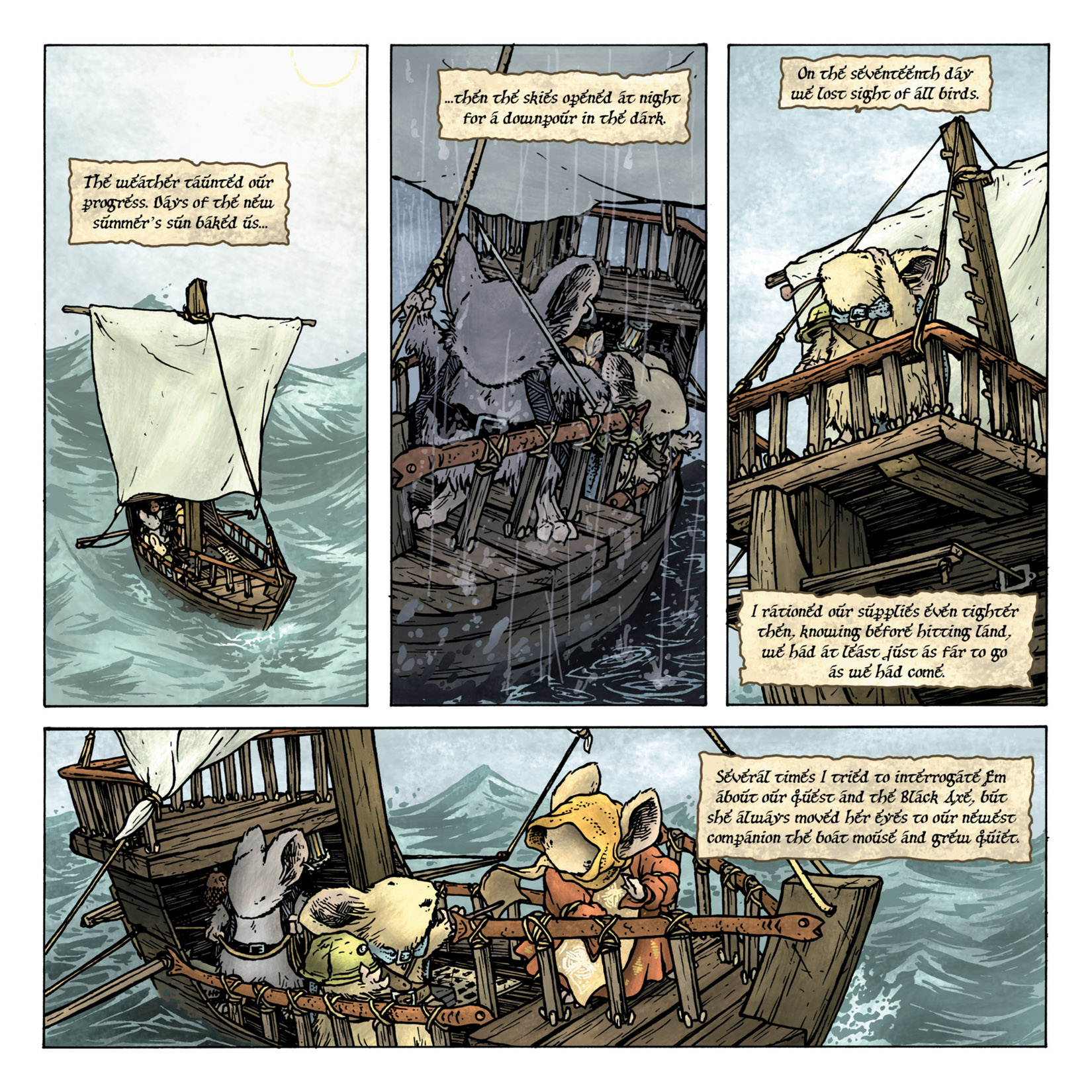 Read online Mouse Guard: The Black Axe comic -  Issue #2 - 13