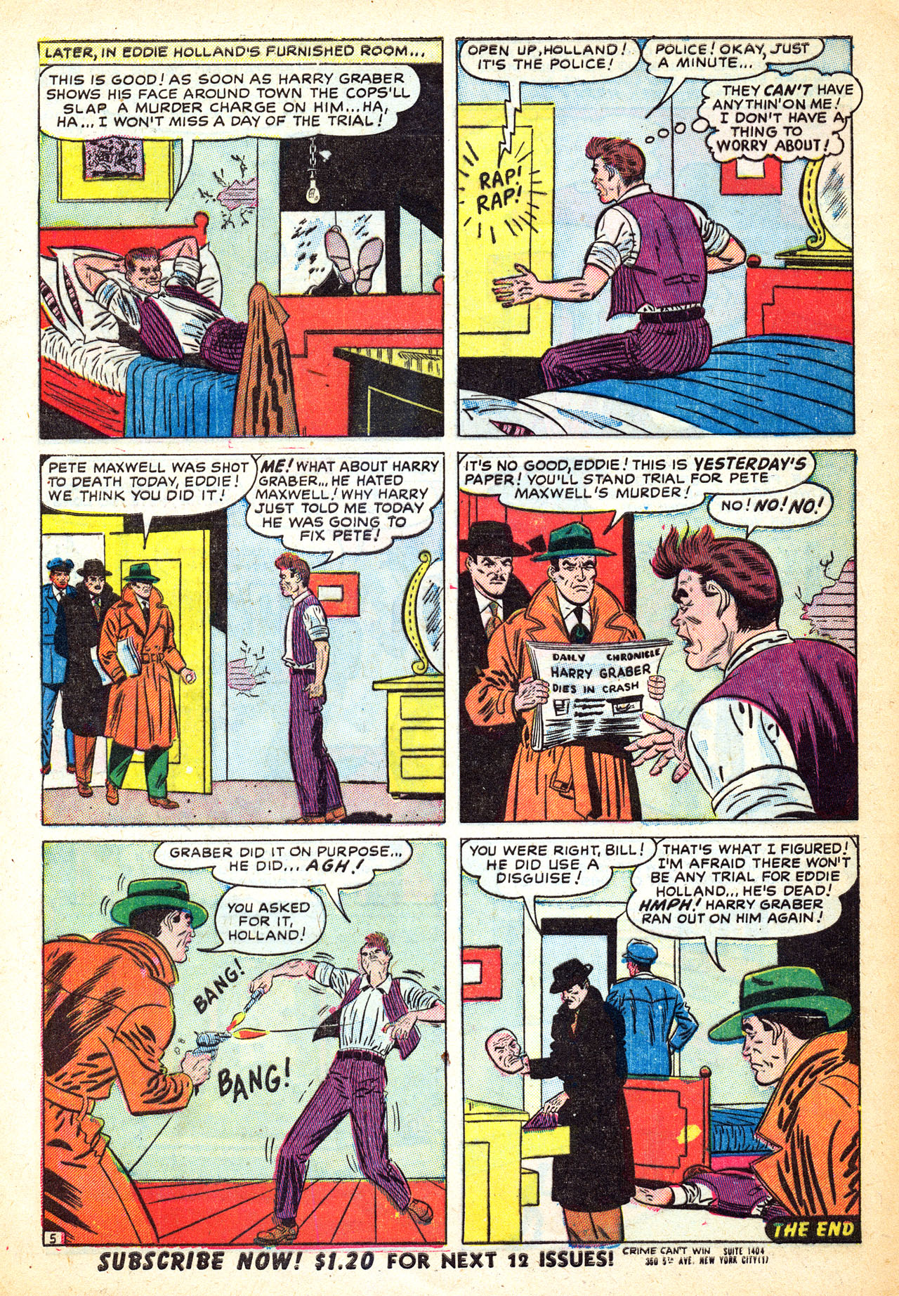Read online Crime Can't Win comic -  Issue #6 - 32