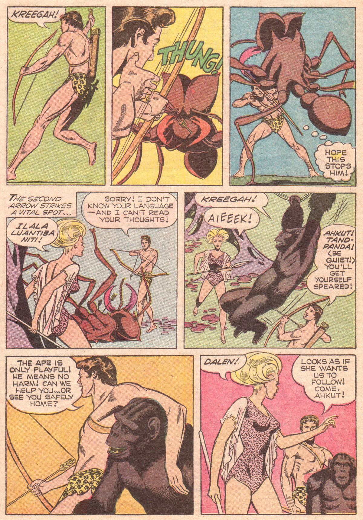 Read online Korak, Son of Tarzan (1964) comic -  Issue #21 - 9