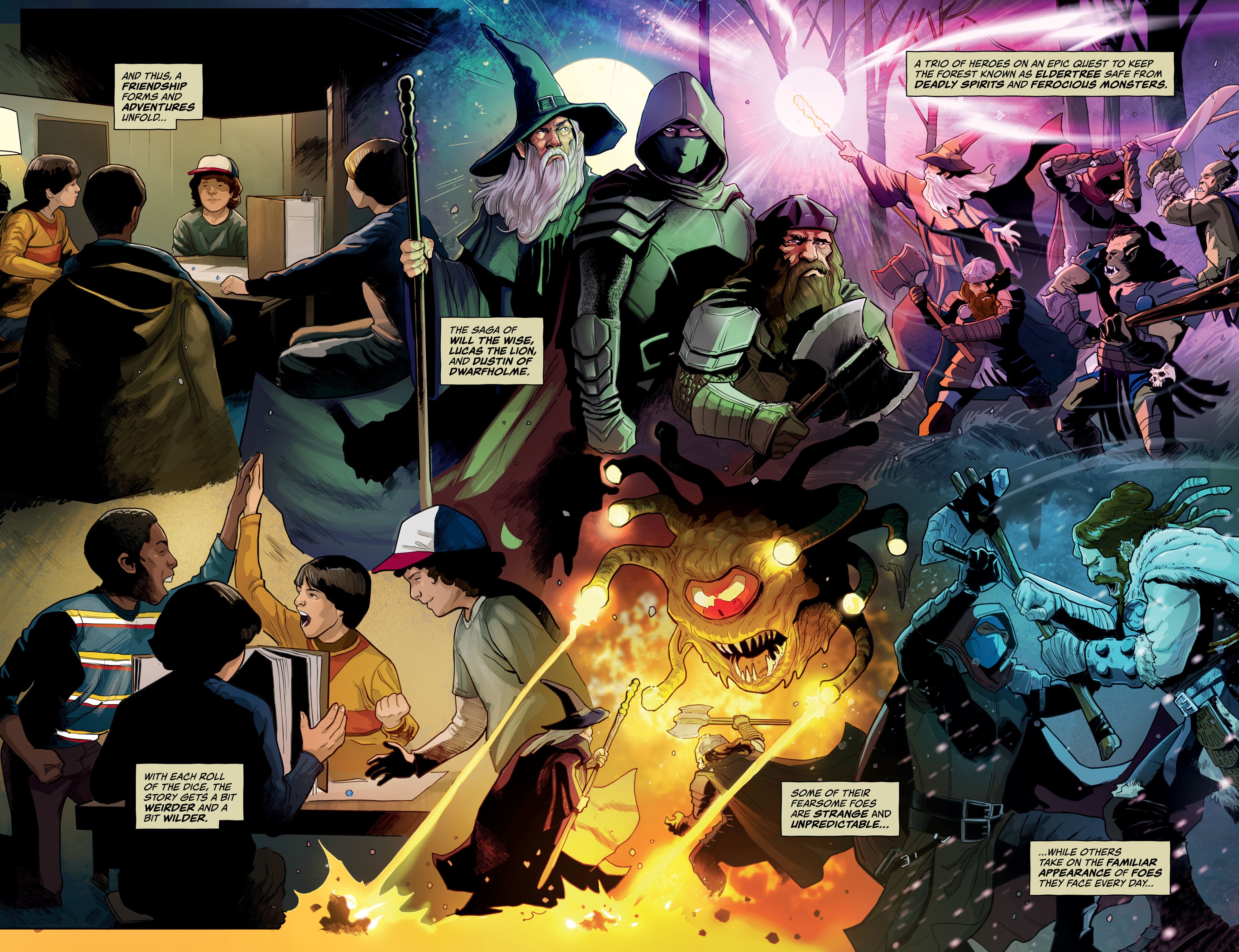 Read online Stranger Things and Dungeons & Dragons comic -  Issue #1 - 16