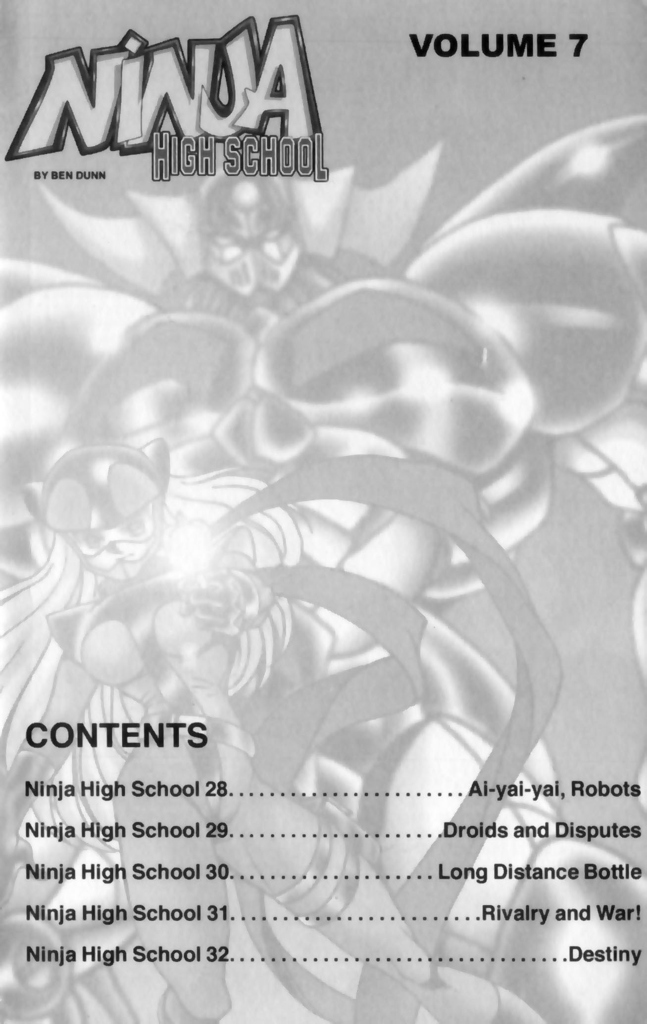 Read online Ninja High School Pocket Manga comic -  Issue #7 - 2