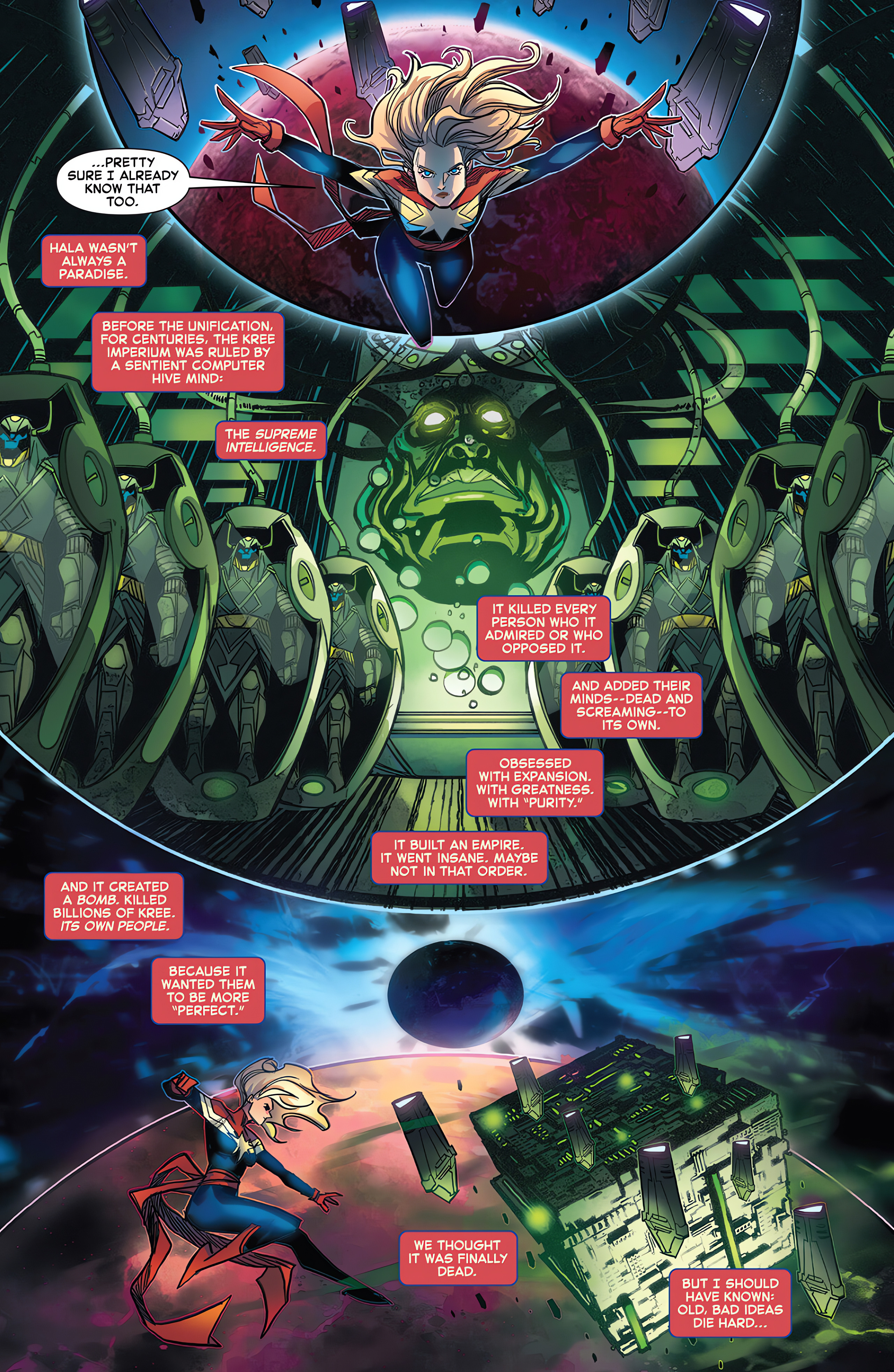 Read online Captain Marvel: Assault on Eden comic -  Issue #1 - 12