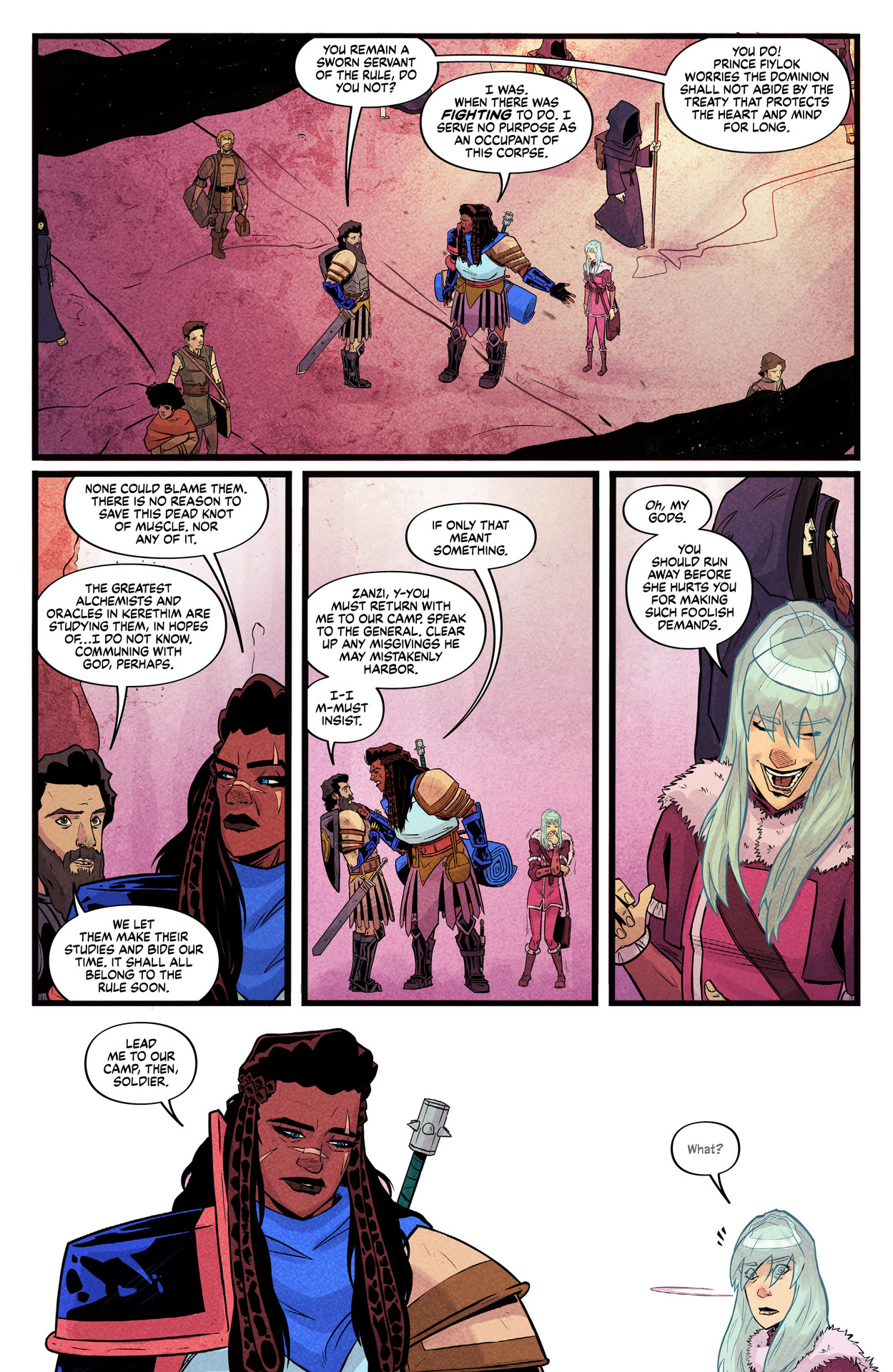 Read online Godfell comic -  Issue #5 - 4