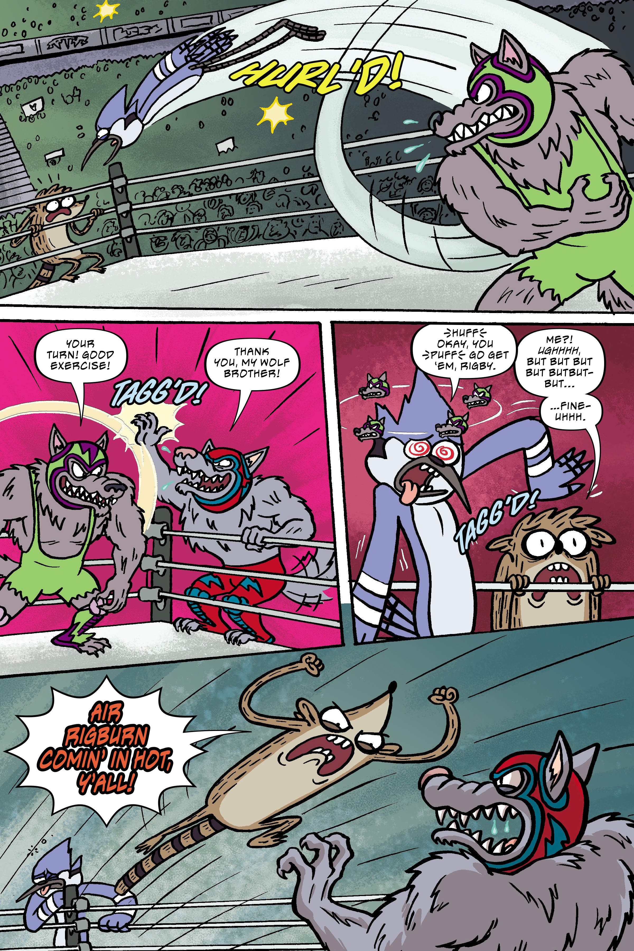 Read online Regular Show: Wrasslesplosion comic -  Issue # TPB - 51