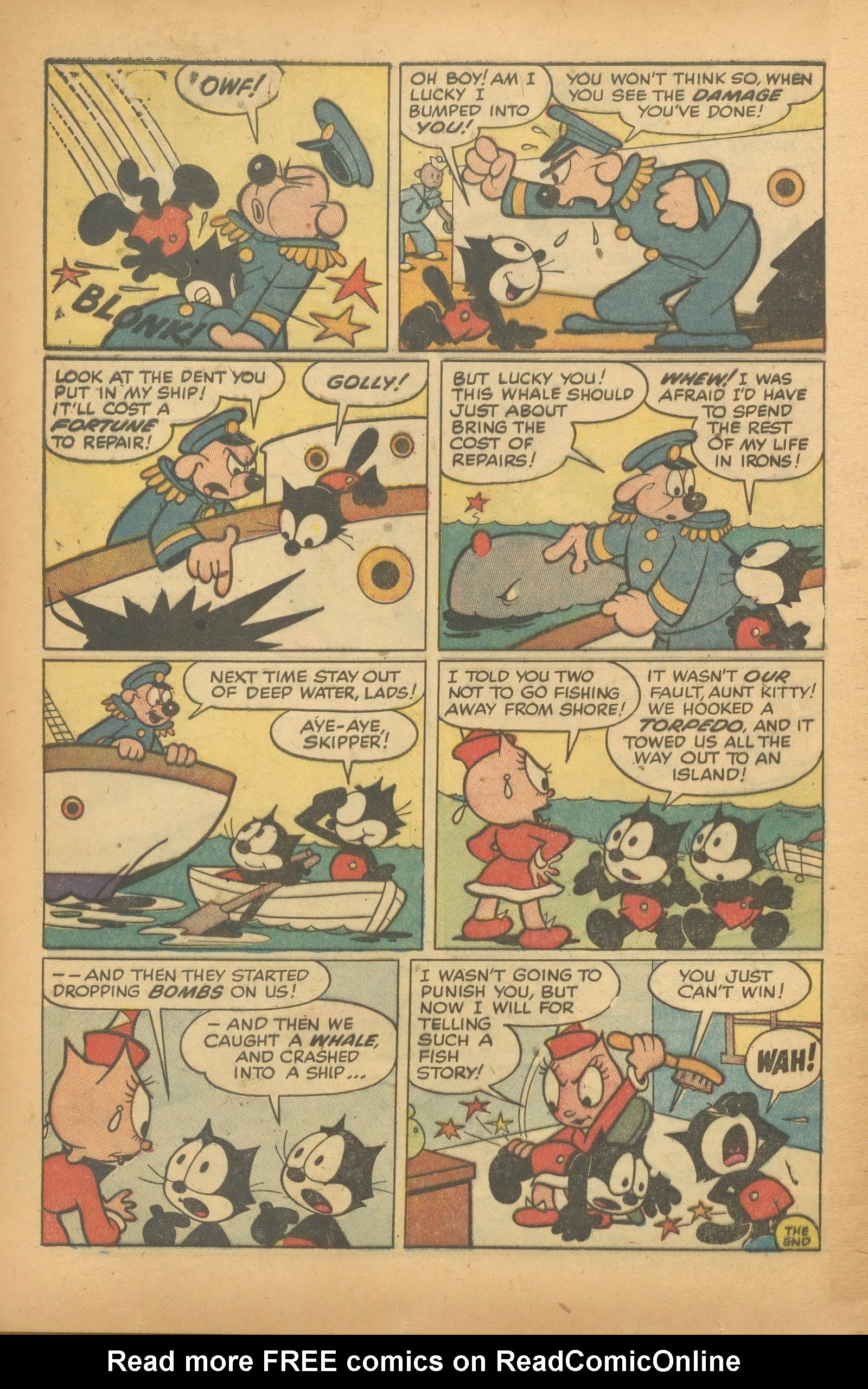 Read online Felix the Cat (1955) comic -  Issue #68 - 32