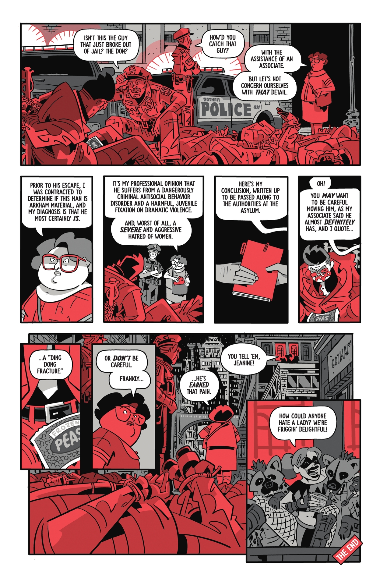 Read online Harley Quinn: Black   White   Redder comic -  Issue #4 - 25