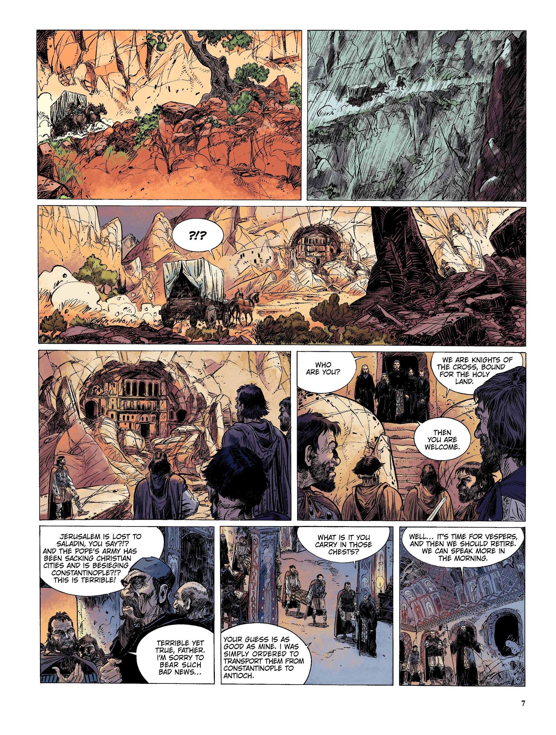 Read online The Last Templar comic -  Issue #5 - 8