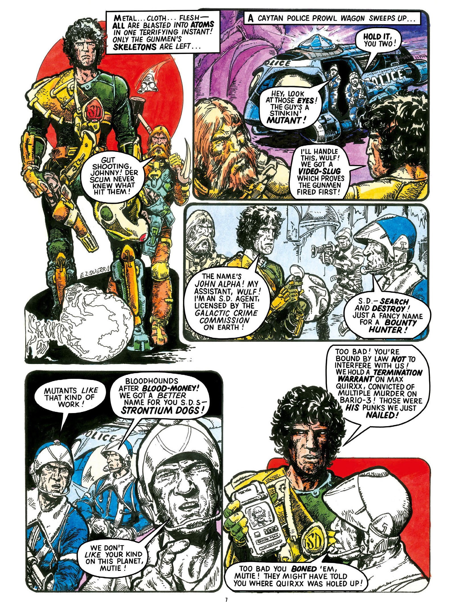 Read online Strontium Dog Search and Destroy: The Starlord Years comic -  Issue # TPB - 9