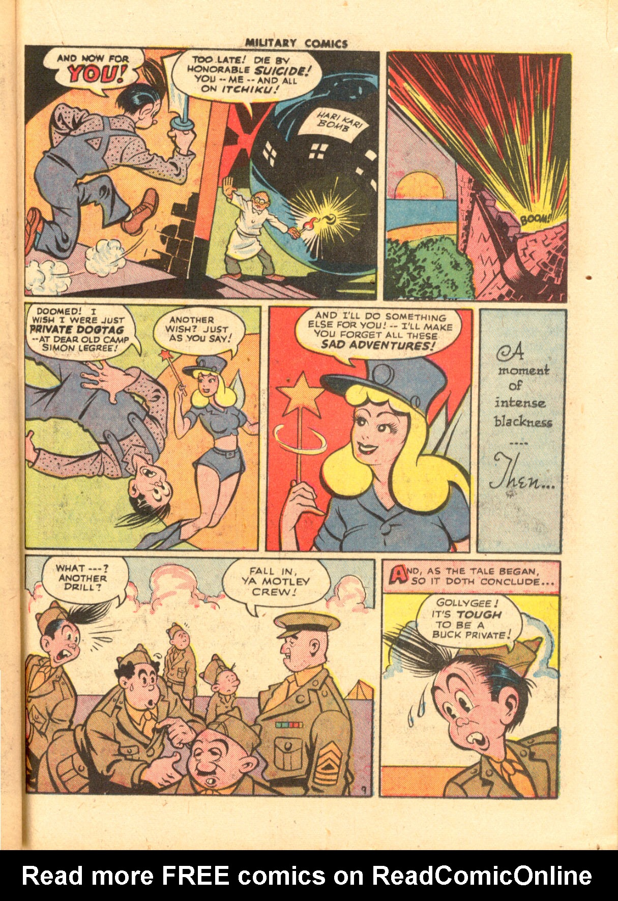 Read online Military Comics comic -  Issue #33 - 39
