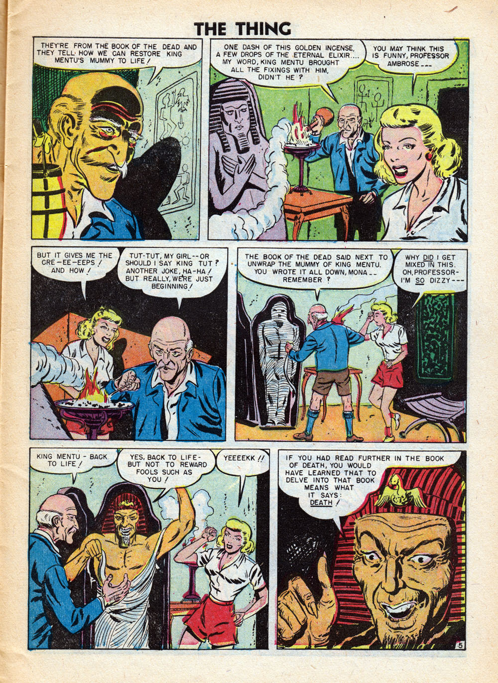 Read online The Thing! (1952) comic -  Issue #5 - 7