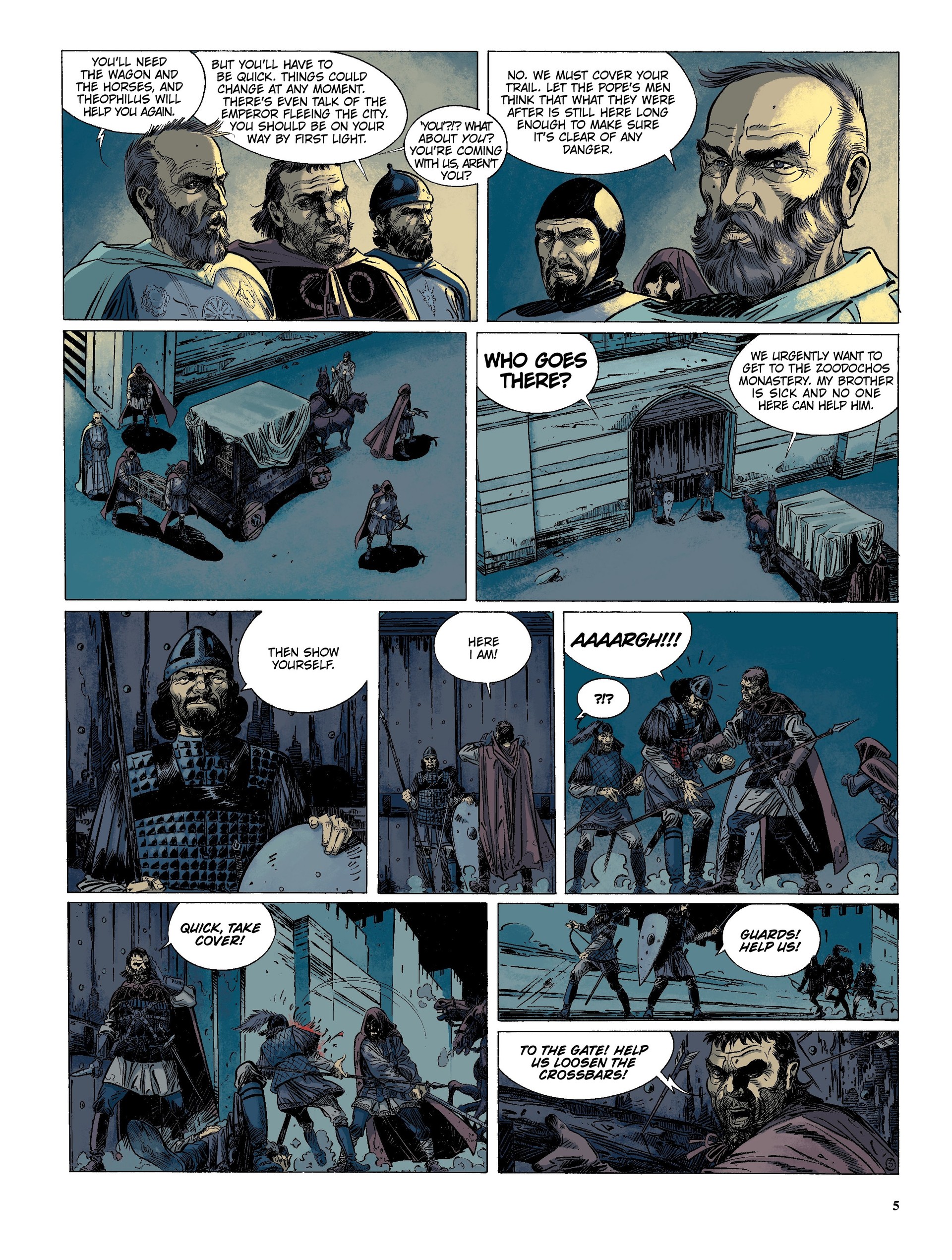 Read online The Last Templar comic -  Issue #5 - 6