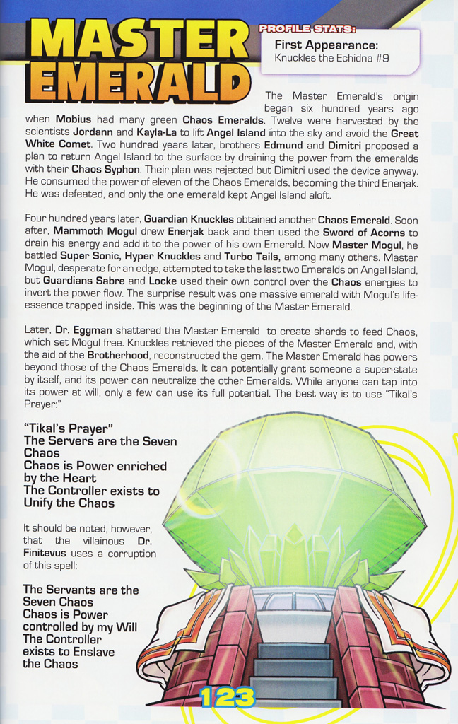 Read online Sonic the Hedgehog: The Complete Sonic Comic Encyclopedia comic -  Issue # TPB - 125