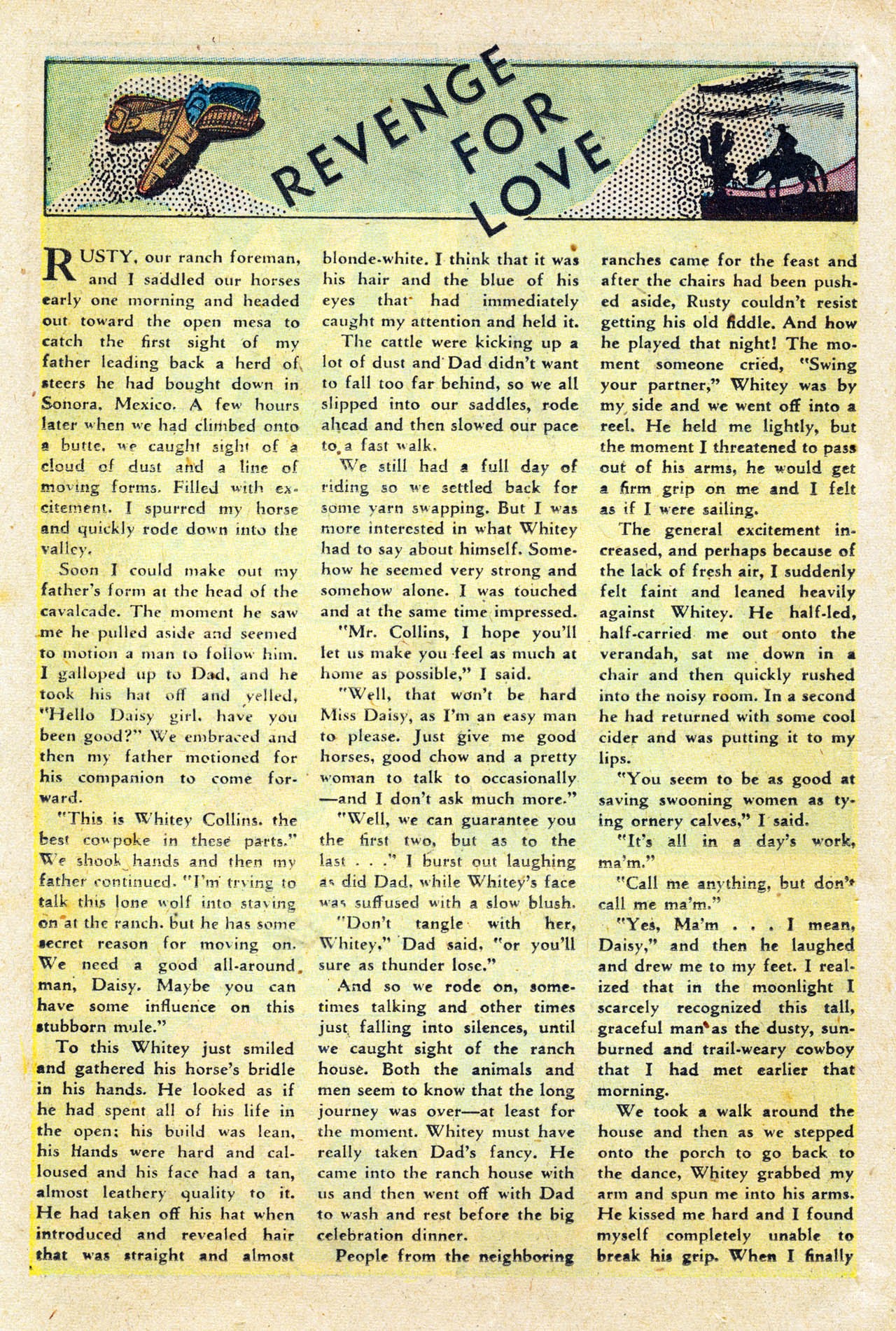 Read online Cowboy Romances comic -  Issue #3 - 24