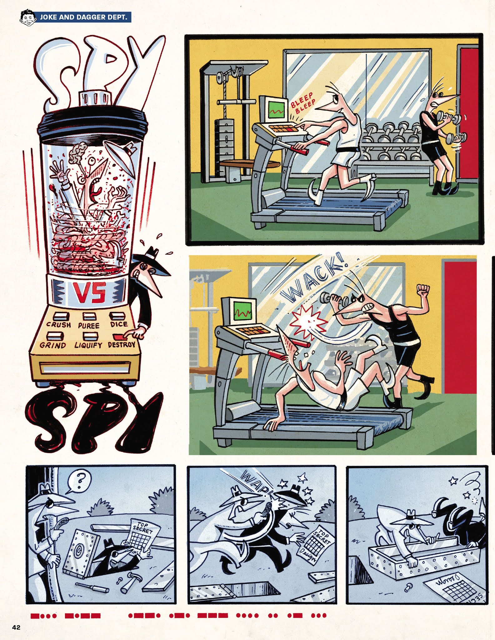 Read online MAD comic -  Issue #549 - 46