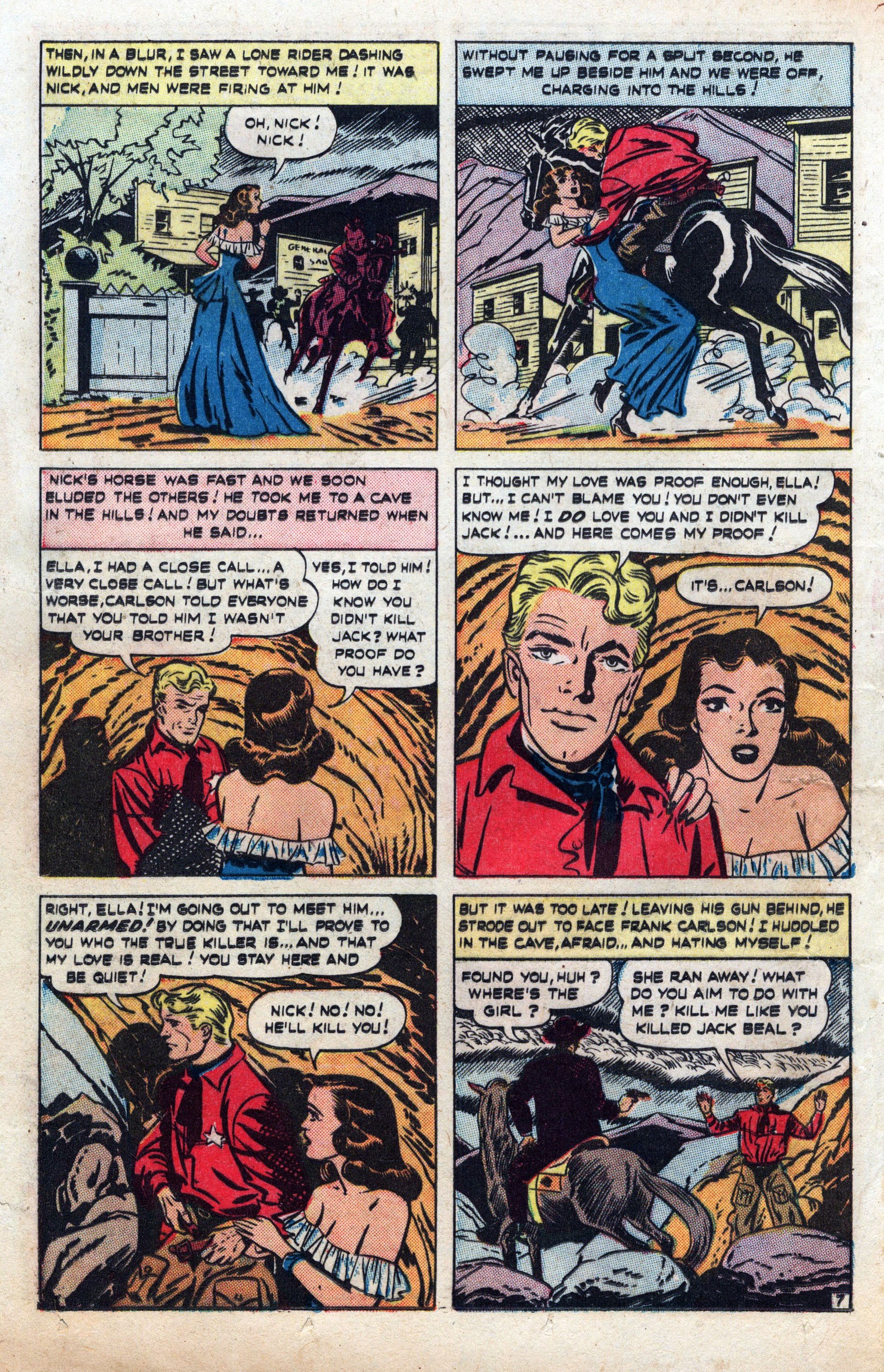 Read online Cowboy Romances comic -  Issue #2 - 30