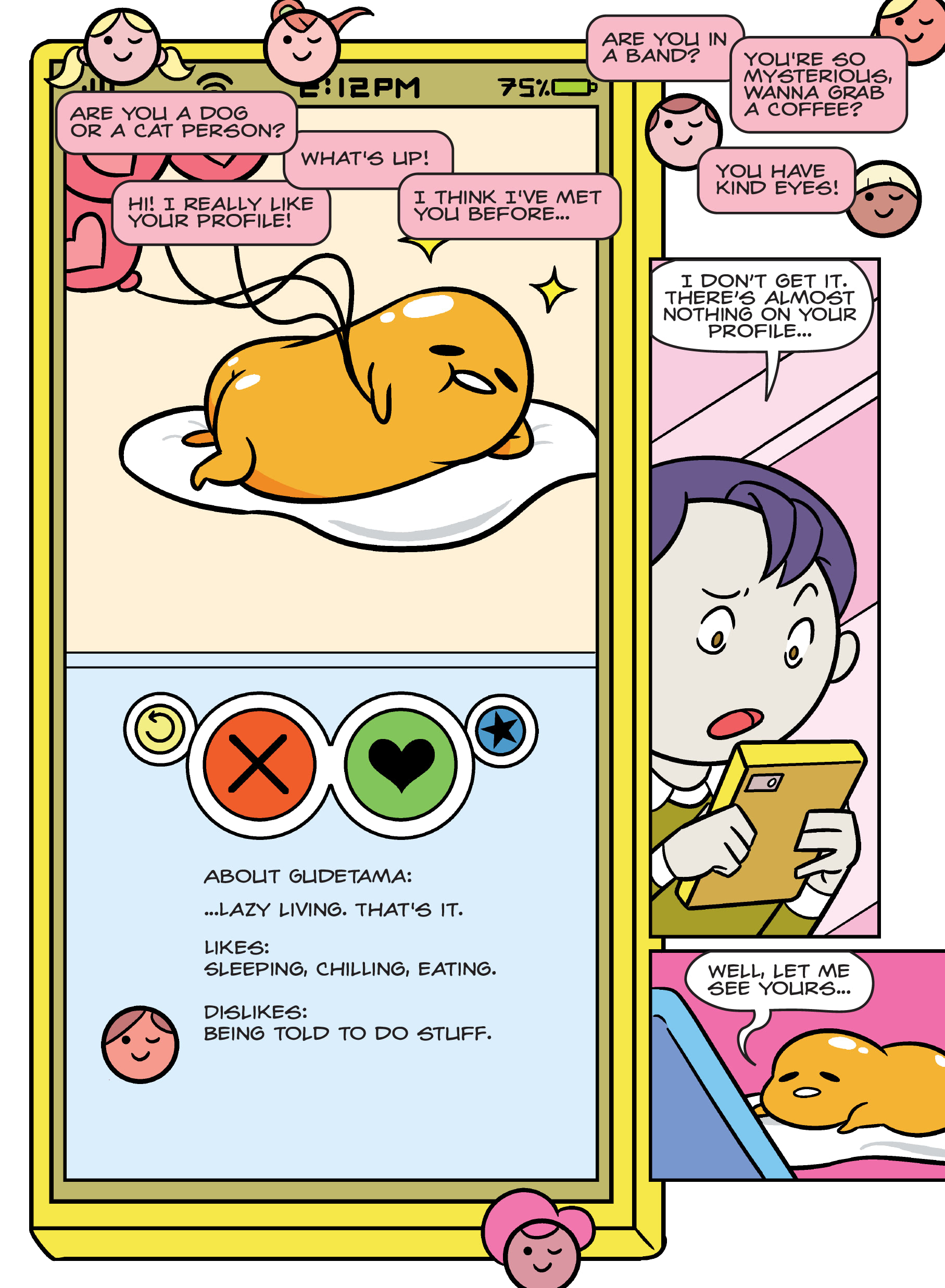 Read online Gudetama comic -  Issue # Love for the Lazy - 12