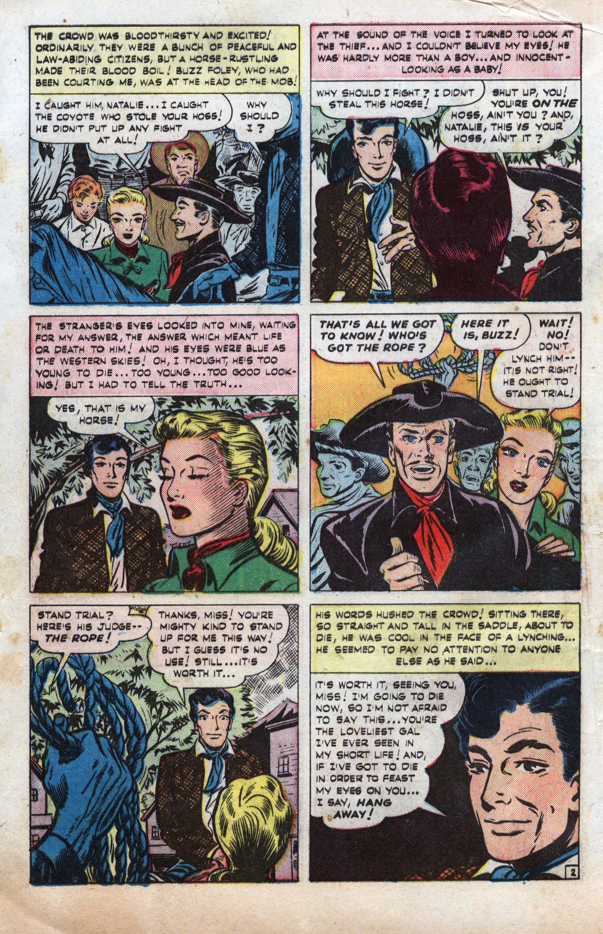 Read online Cowboy Romances comic -  Issue #2 - 4