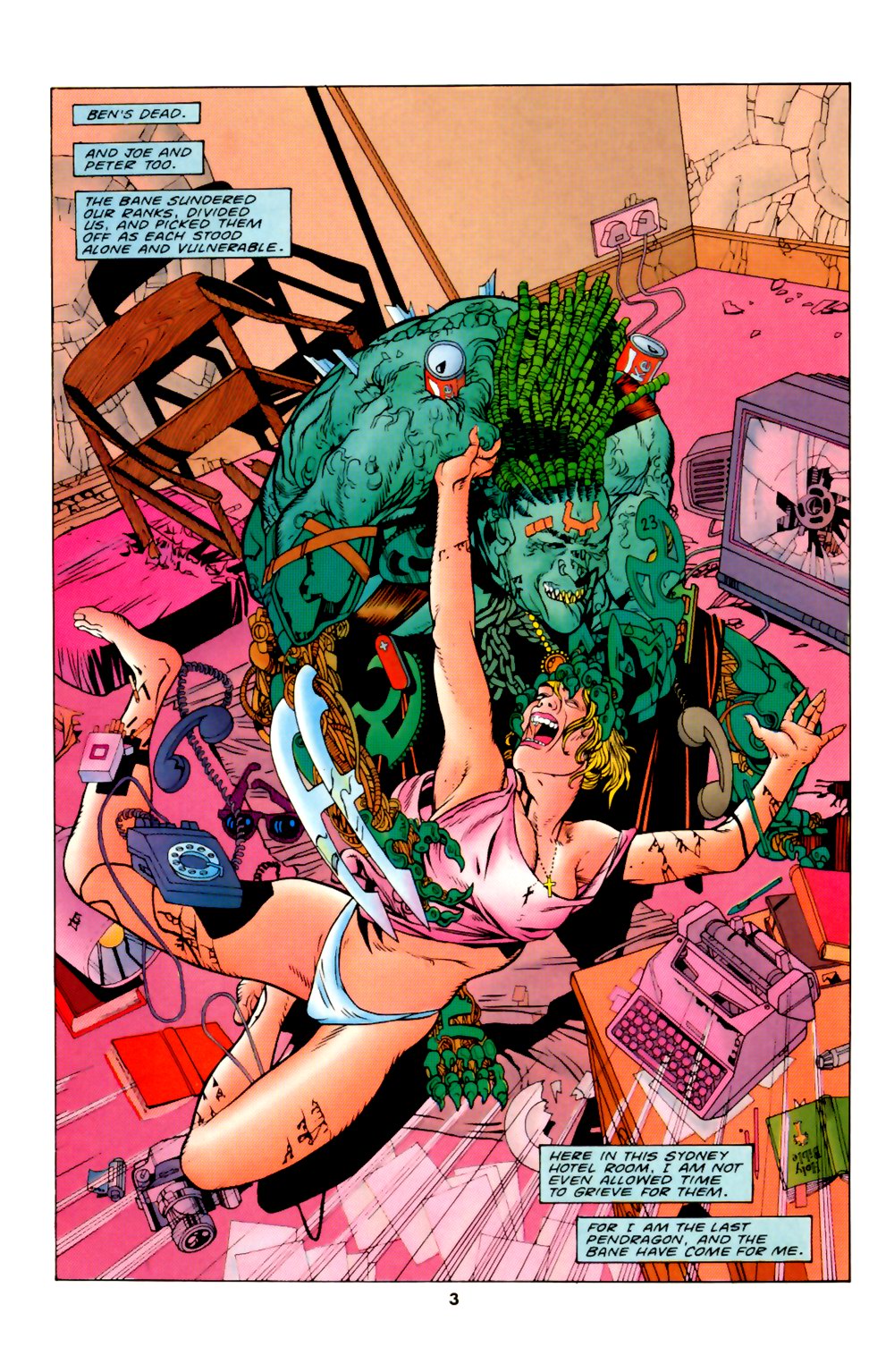 Read online The Knights of Pendragon comic -  Issue #18 - 3