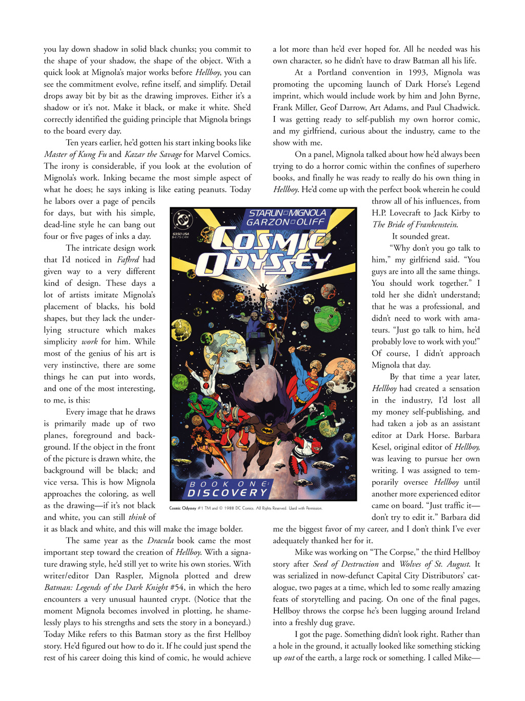 Read online The Art of Hellboy comic -  Issue # TPB - 7