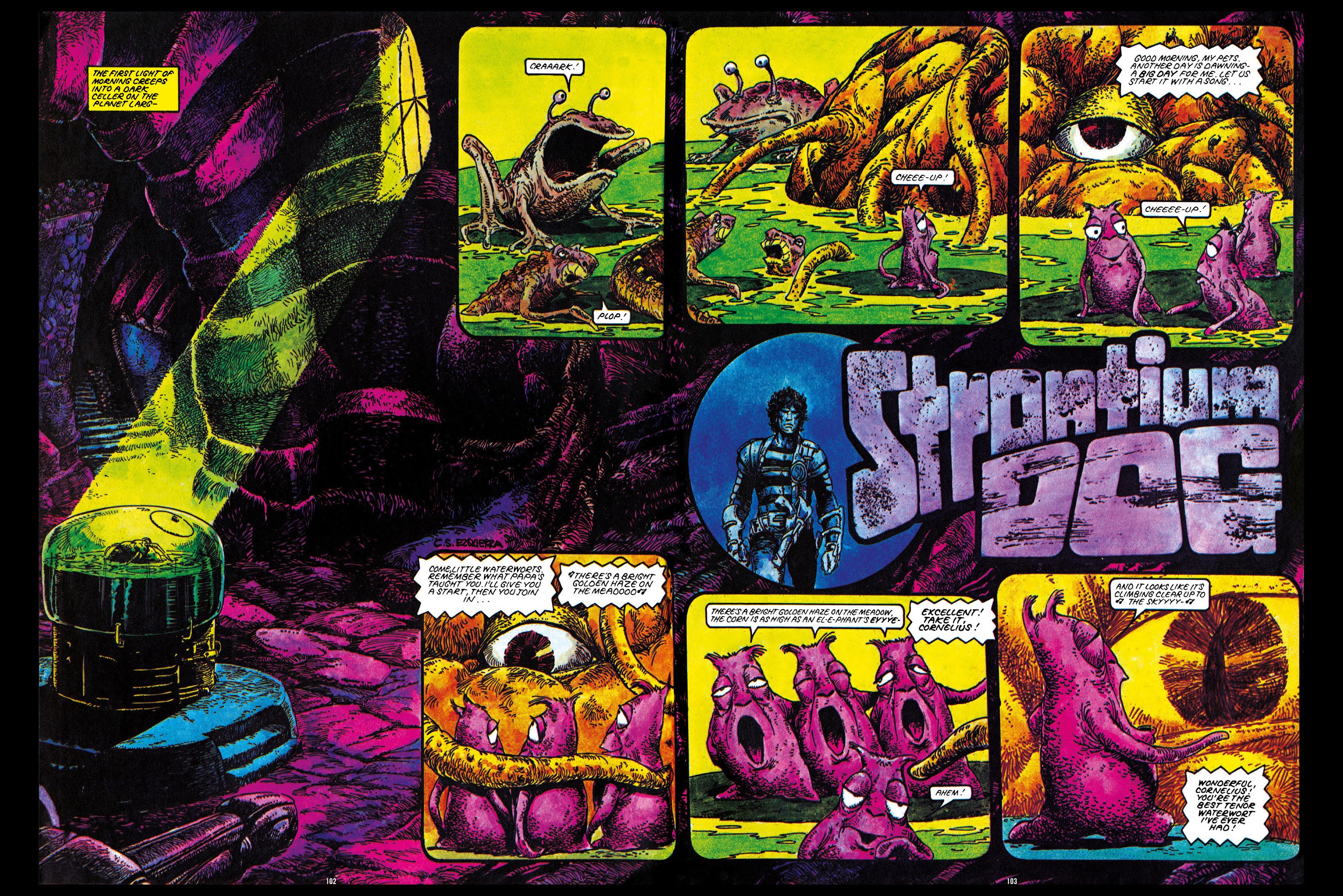 Read online Strontium Dog Search and Destroy: The Starlord Years comic -  Issue # TPB - 90