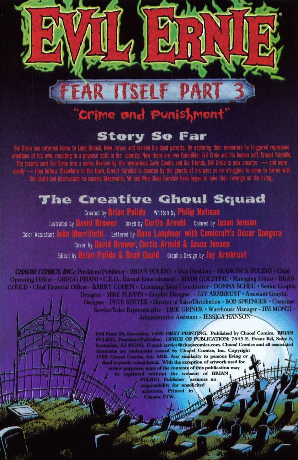 Read online Evil Ernie (1998) comic -  Issue #6 - 2