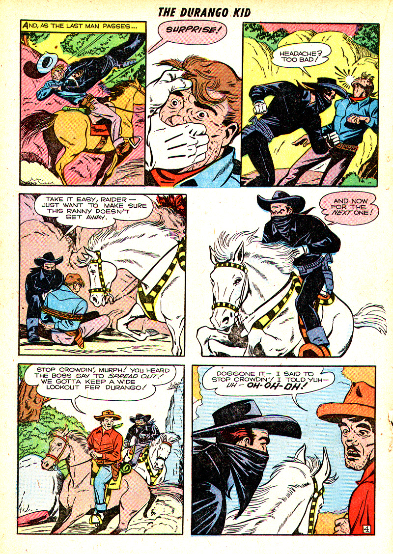 Read online Charles Starrett as The Durango Kid comic -  Issue #4 - 23