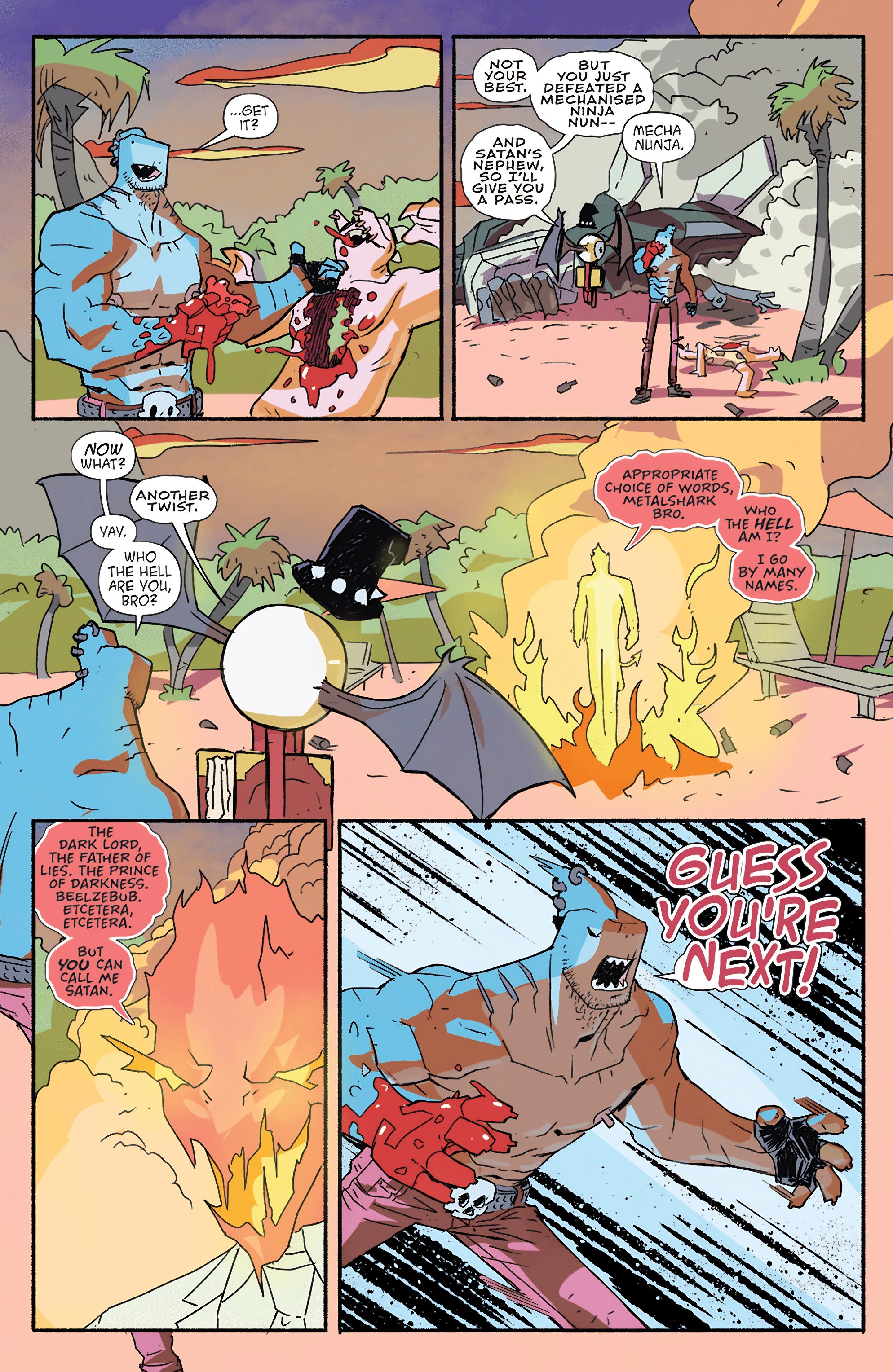 Read online Metalshark Bro: What the Fin? comic -  Issue # TPB - 85