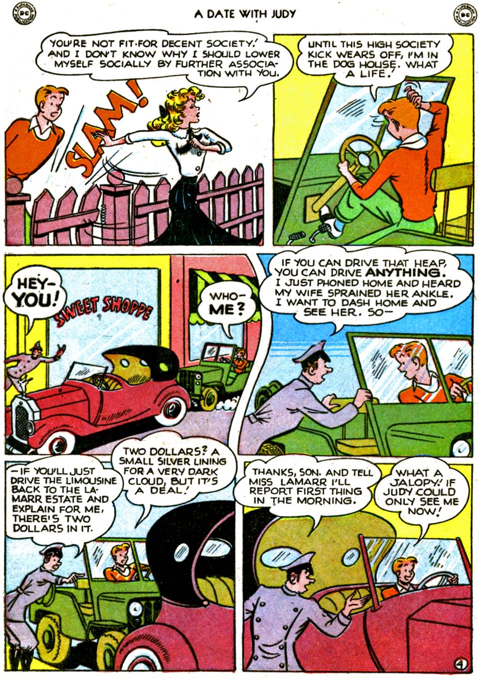 Read online A Date with Judy comic -  Issue #5 - 6