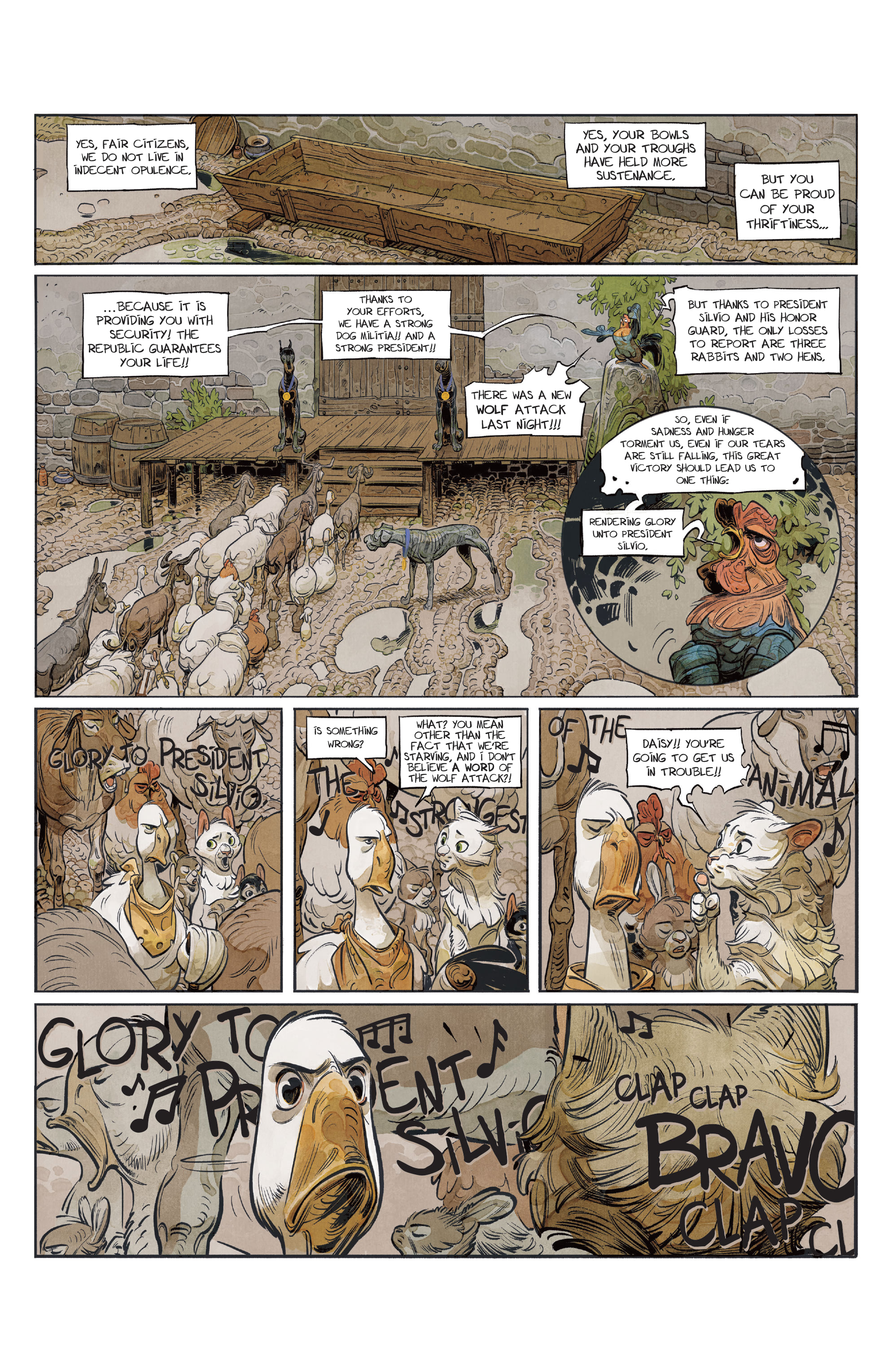 Read online Animal Castle comic -  Issue #1 - 16