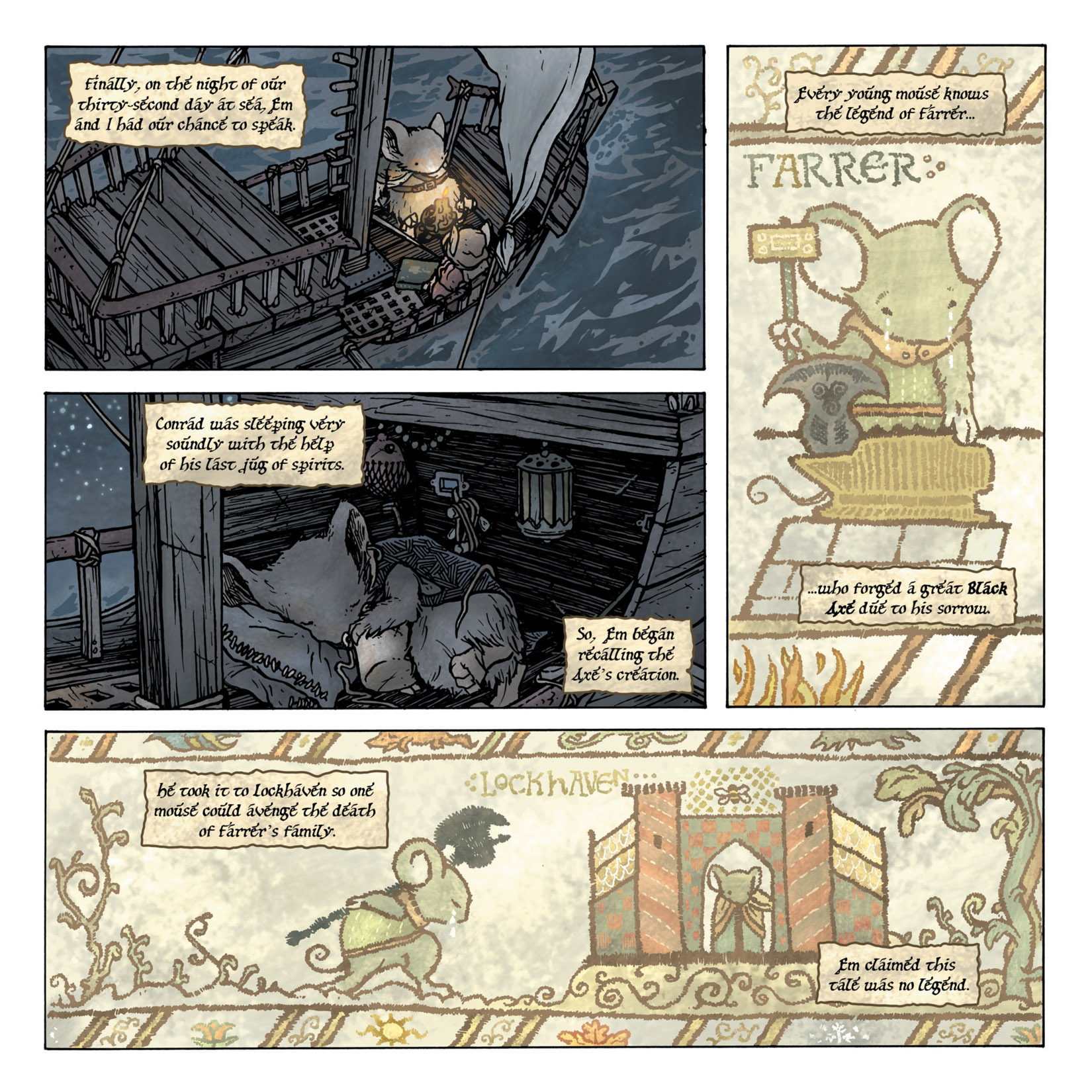 Read online Mouse Guard: The Black Axe comic -  Issue #2 - 14