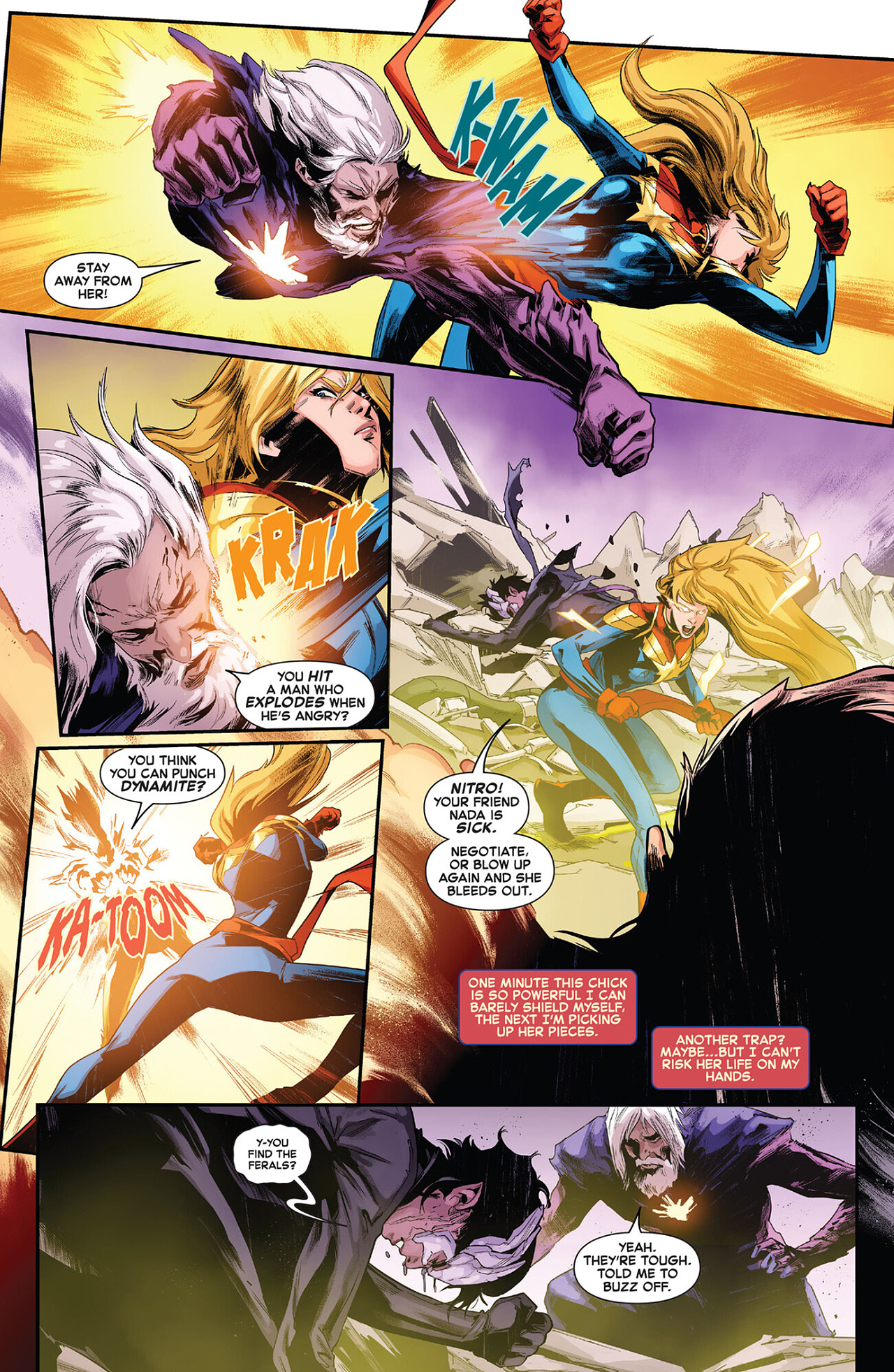 Read online Captain Marvel: Dark Tempest comic -  Issue #4 - 7