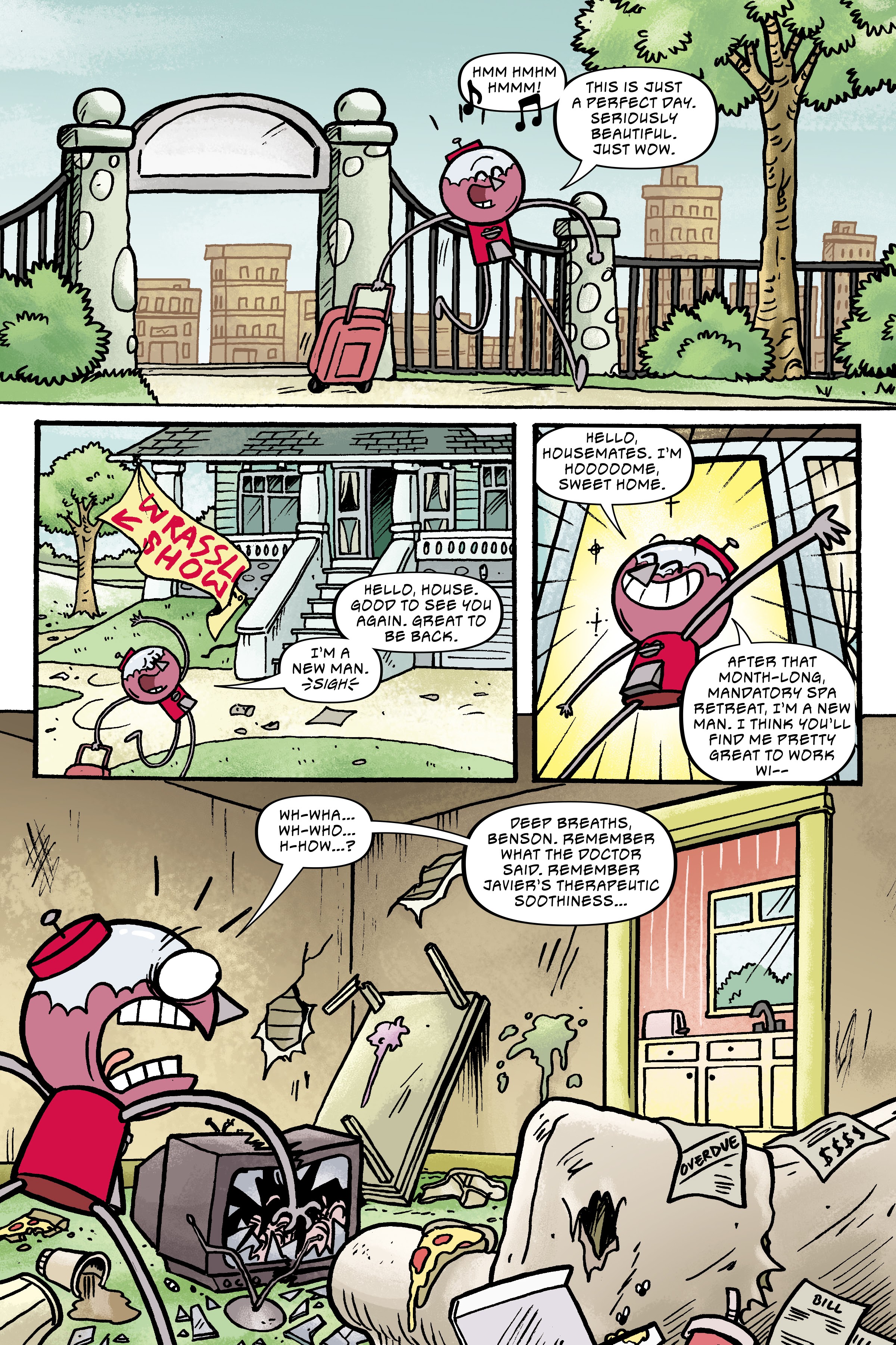 Read online Regular Show: Wrasslesplosion comic -  Issue # TPB - 28