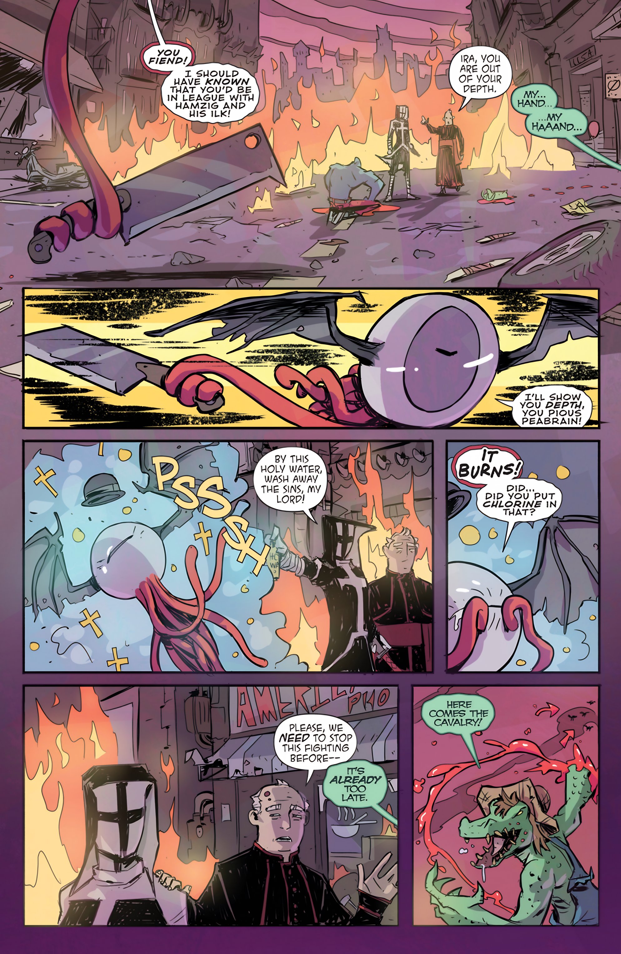 Read online Metalshark Bro: Assault On Hamzig Island comic -  Issue # TPB - 55