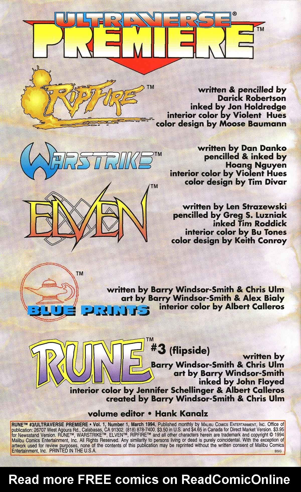 Read online Ultraverse Premiere comic -  Issue #1 - 5