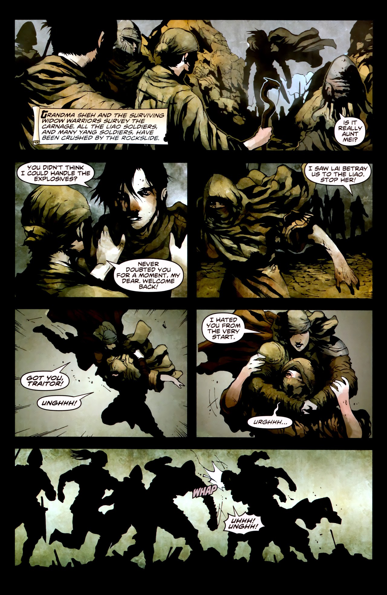 Read online Widow Warriors comic -  Issue #4 - 3