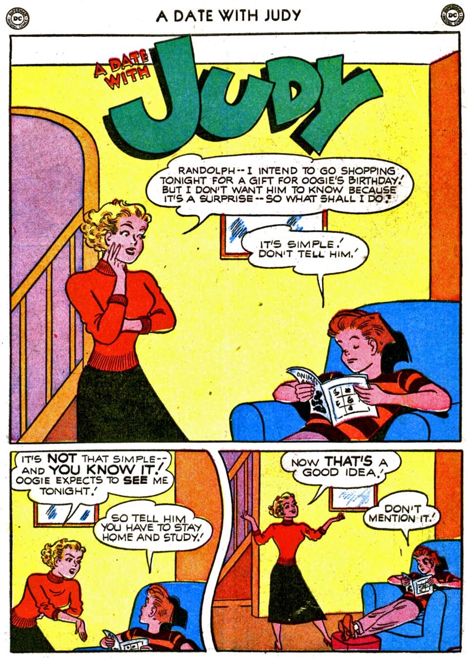 Read online A Date with Judy comic -  Issue #21 - 3