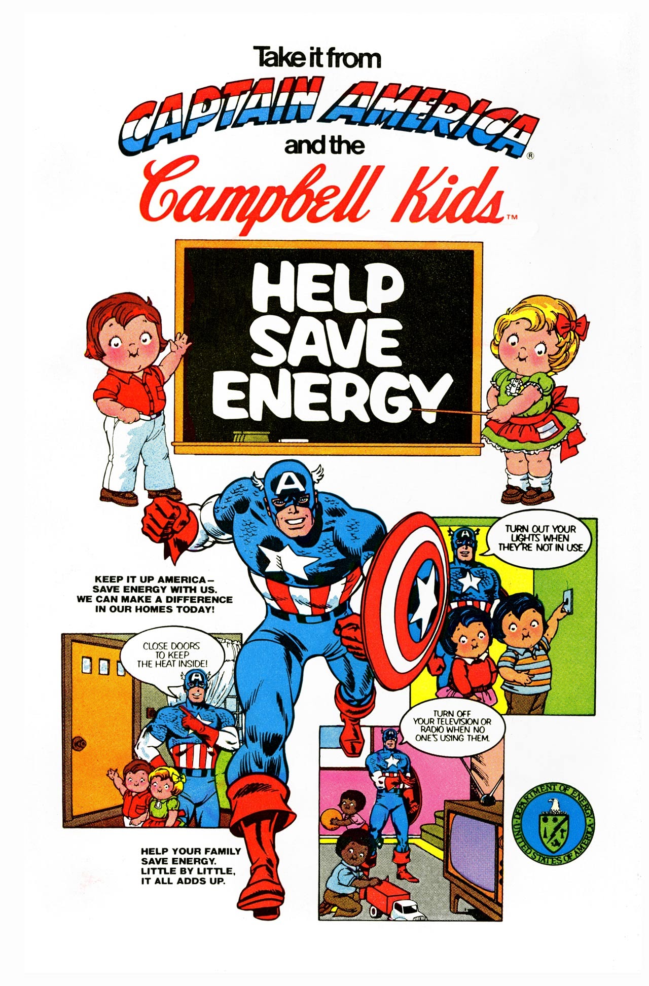 Read online Captain America and The Campbell Kids comic -  Issue # Full - 35
