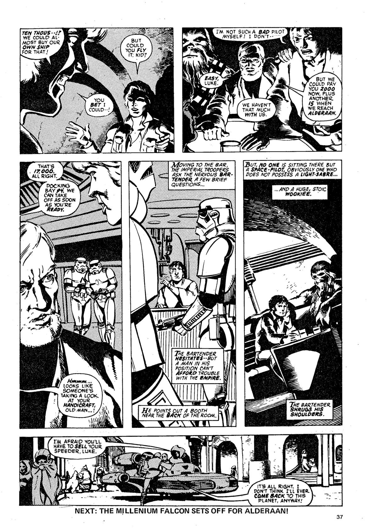 Read online Star Wars Weekly comic -  Issue #140 - 37