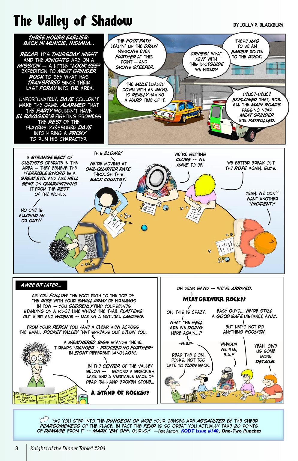 Read online Knights of the Dinner Table comic -  Issue #204 - 10