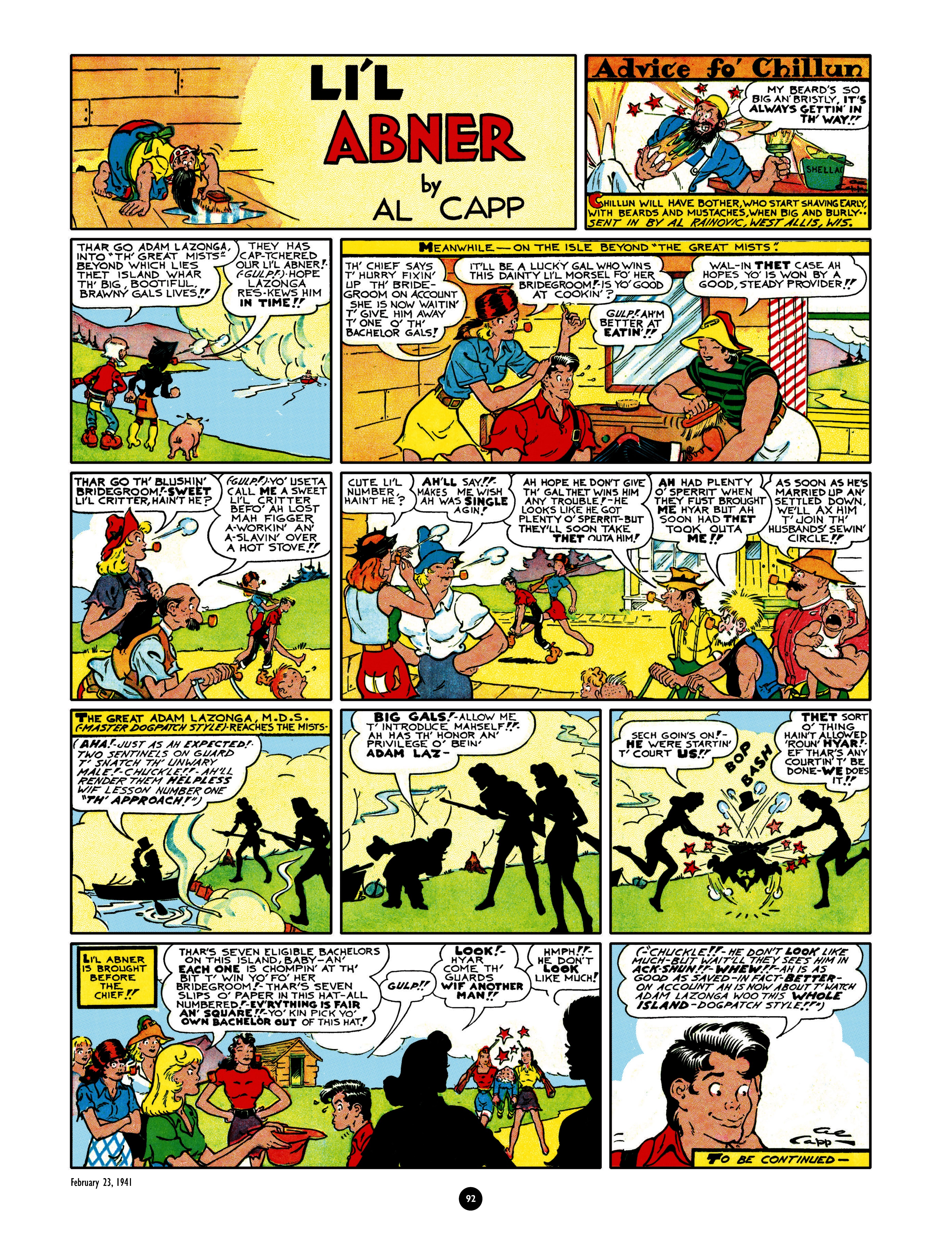 Read online Al Capp's Li'l Abner Complete Daily & Color Sunday Comics comic -  Issue # TPB 4 (Part 1) - 93