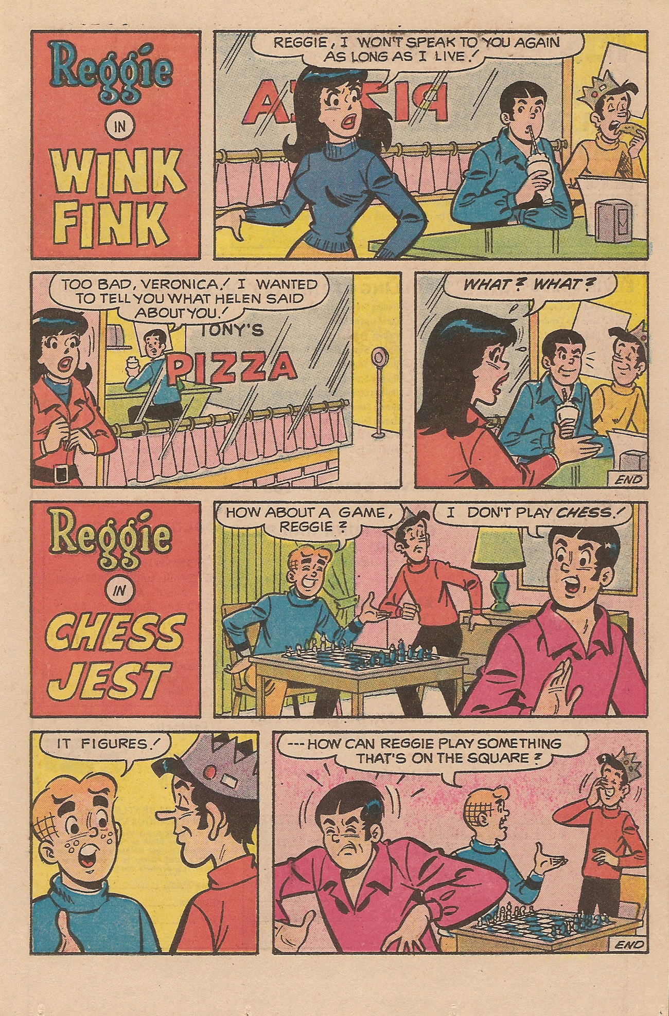 Read online Reggie's Wise Guy Jokes comic -  Issue #28 - 23