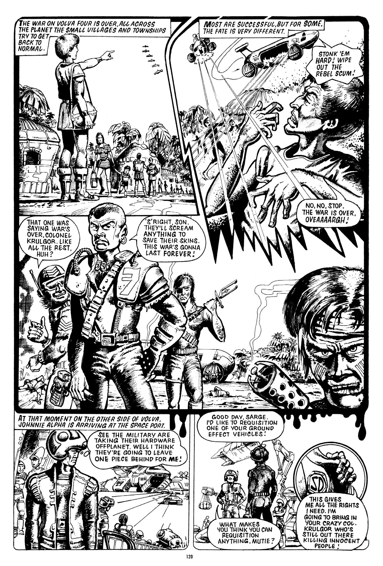 Read online Strontium Dog Search and Destroy: The Starlord Years comic -  Issue # TPB - 107