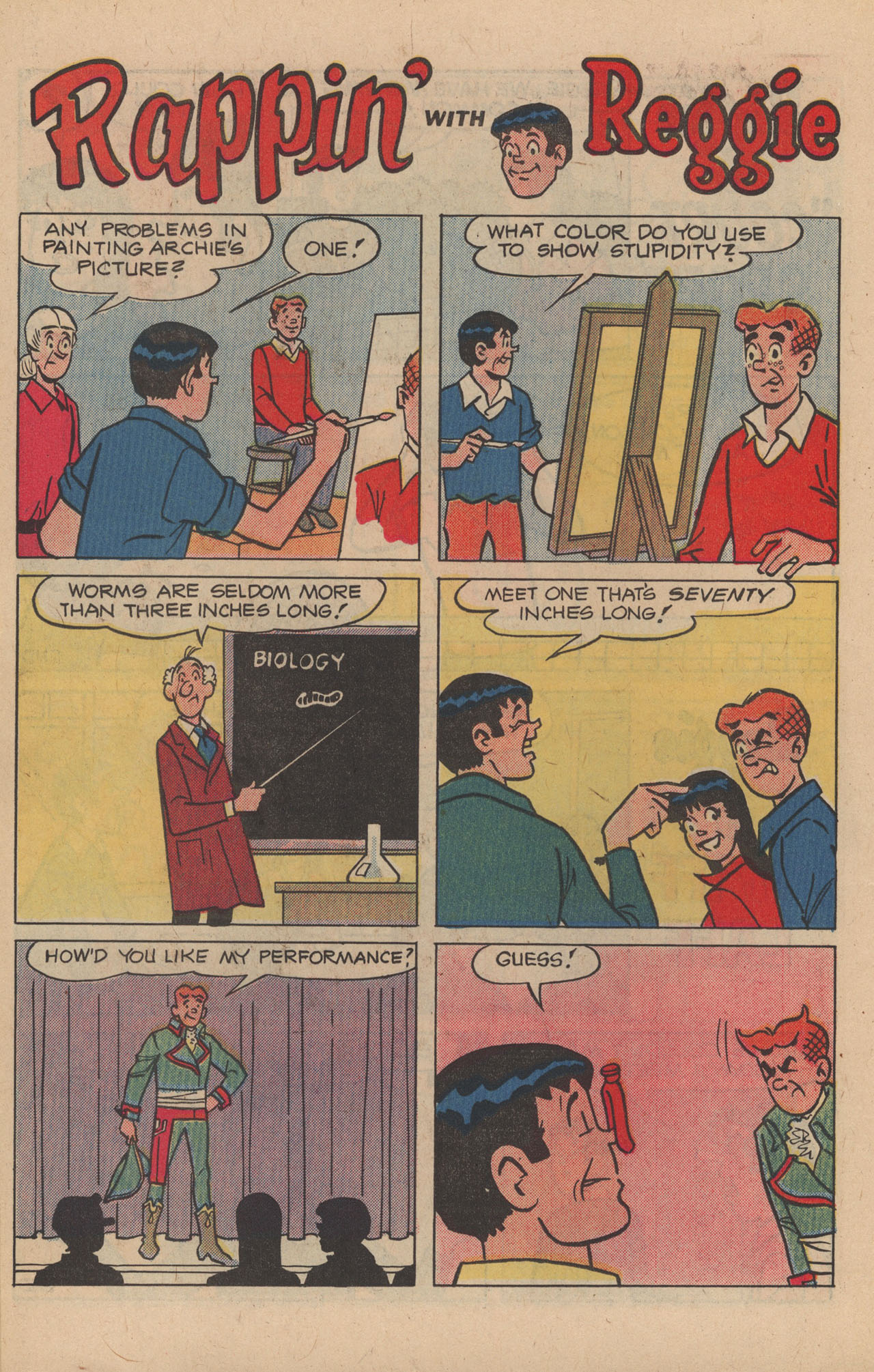Read online Reggie's Wise Guy Jokes comic -  Issue #46 - 22