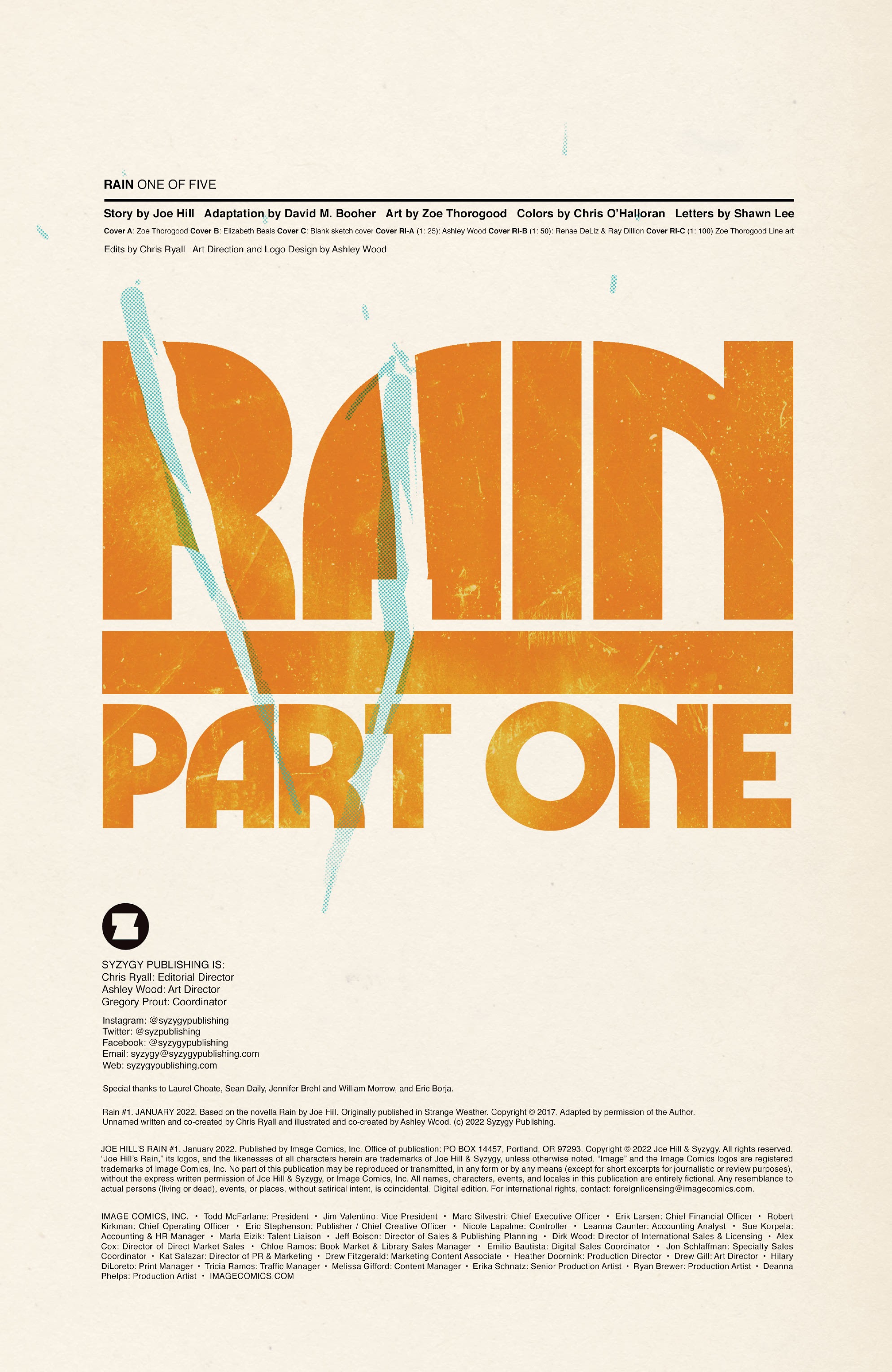 Read online Joe Hill's Rain comic -  Issue #1 - 2