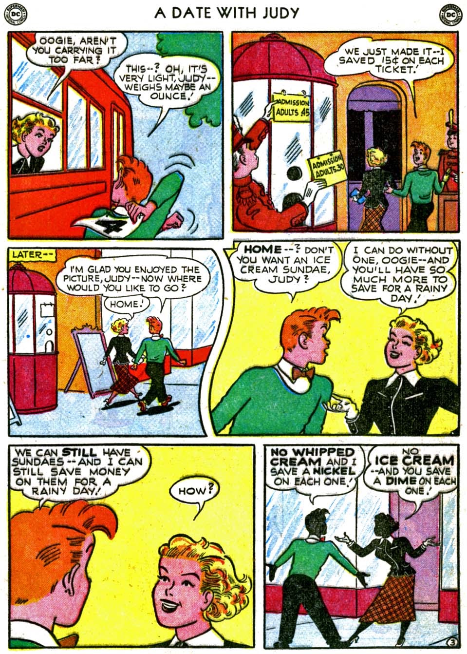 Read online A Date with Judy comic -  Issue #21 - 35